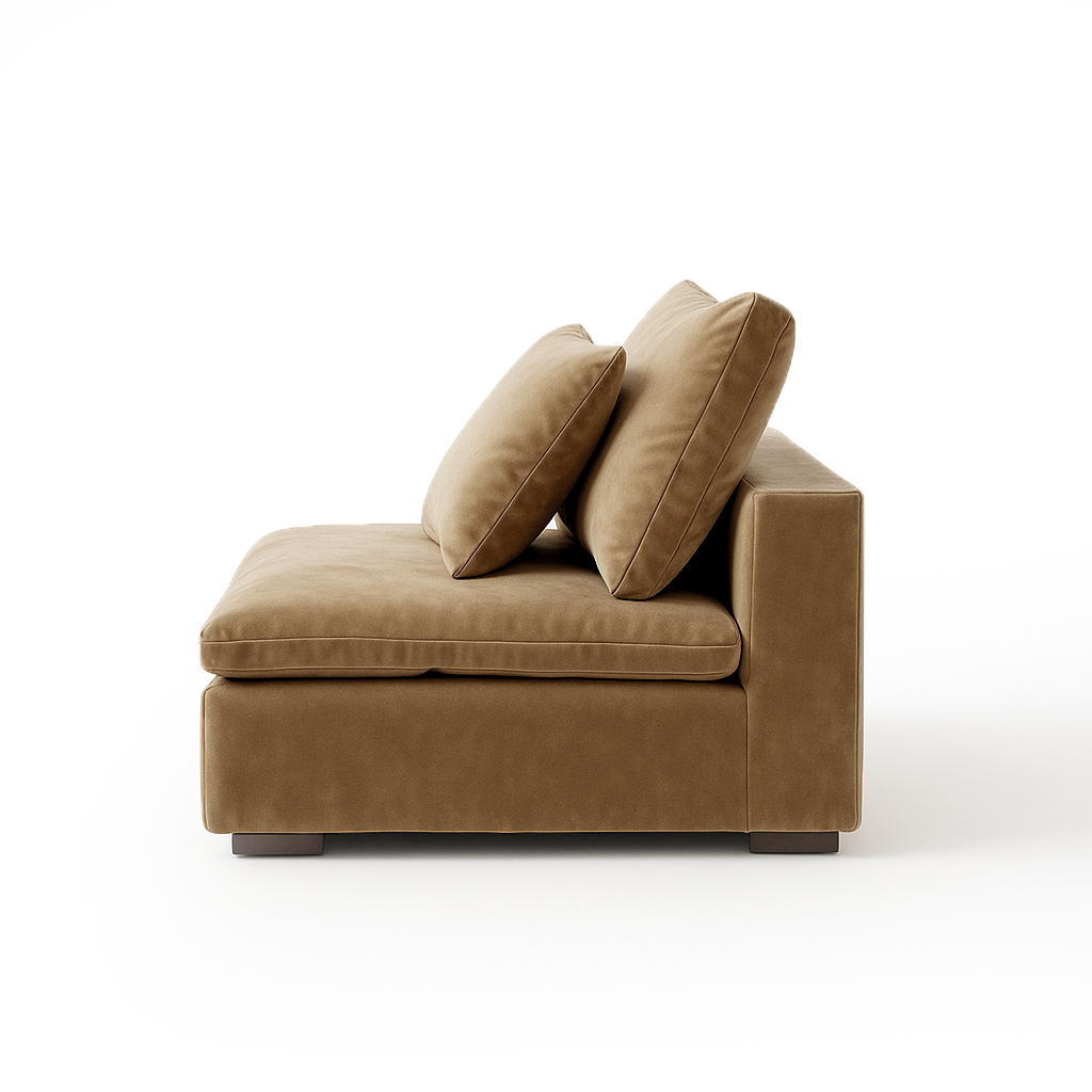 Malibu Cloud Couch Armless Modular Seat