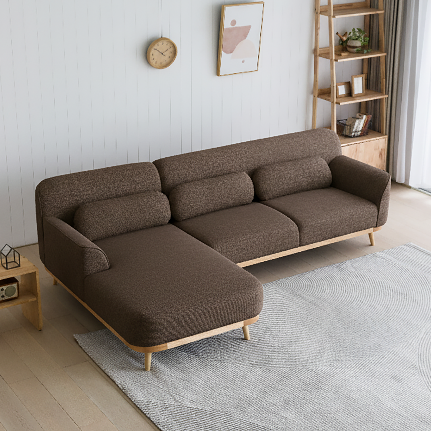 Solid Wood Sectional