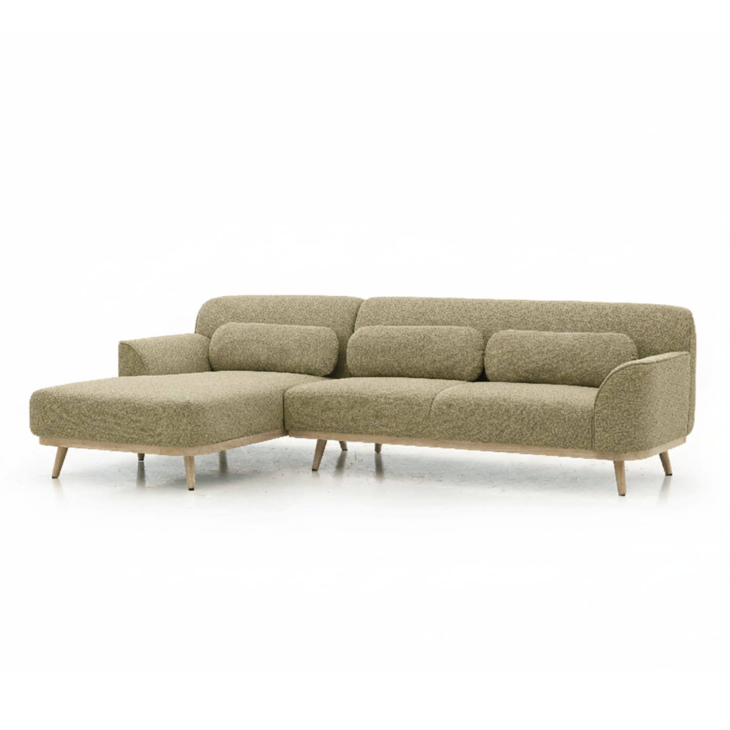 Solid Wood Sectional