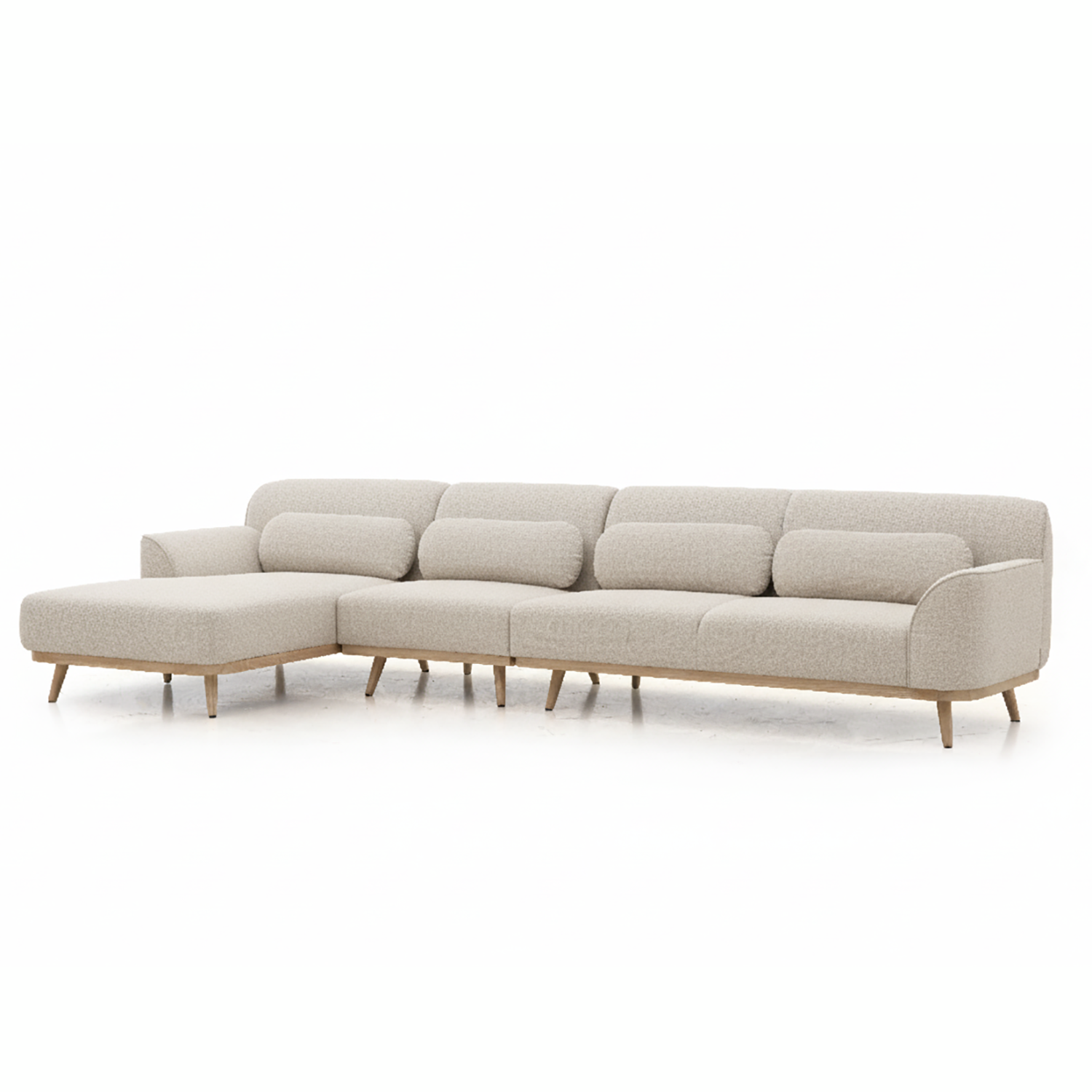 Solid Wood Sectional