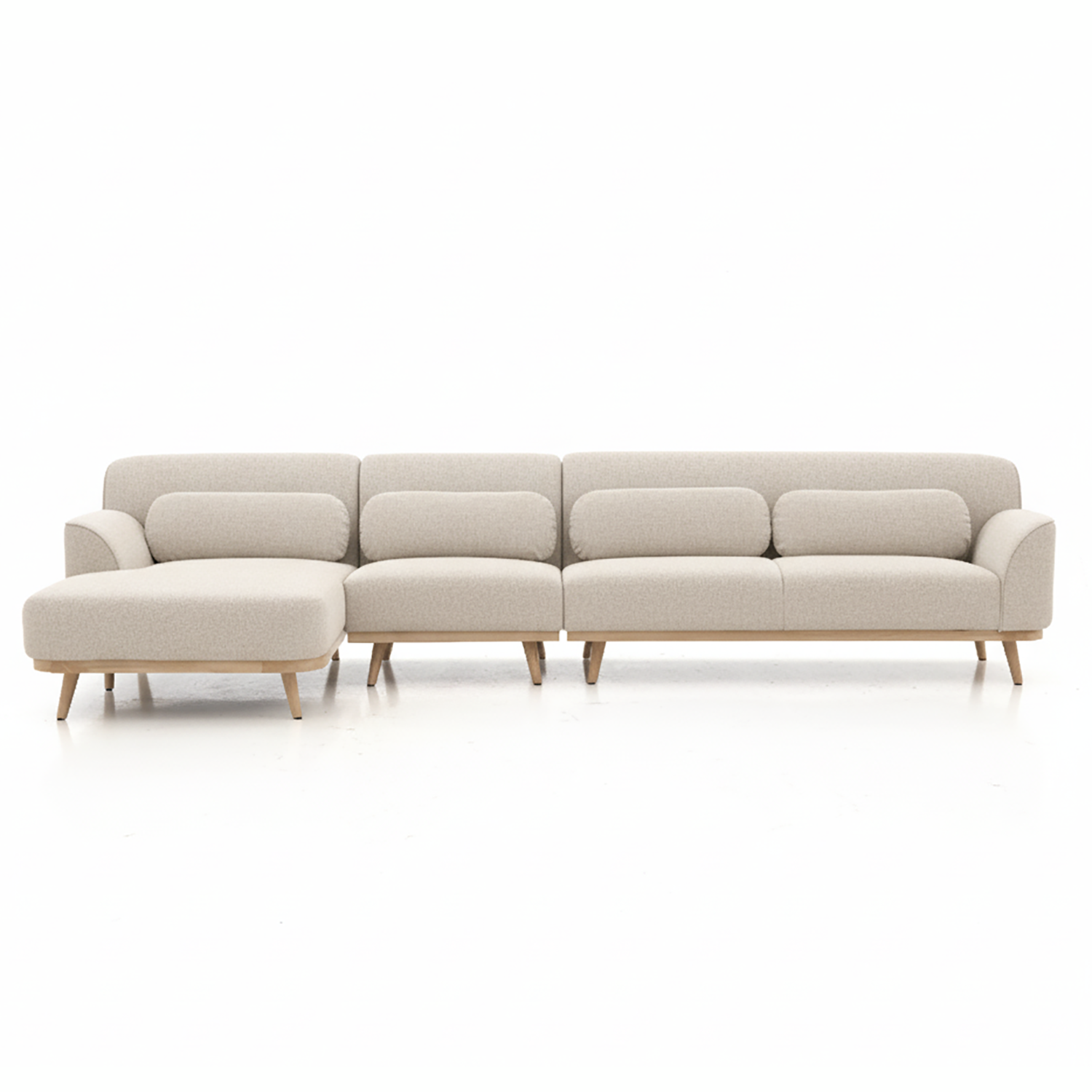 Solid Wood Sectional