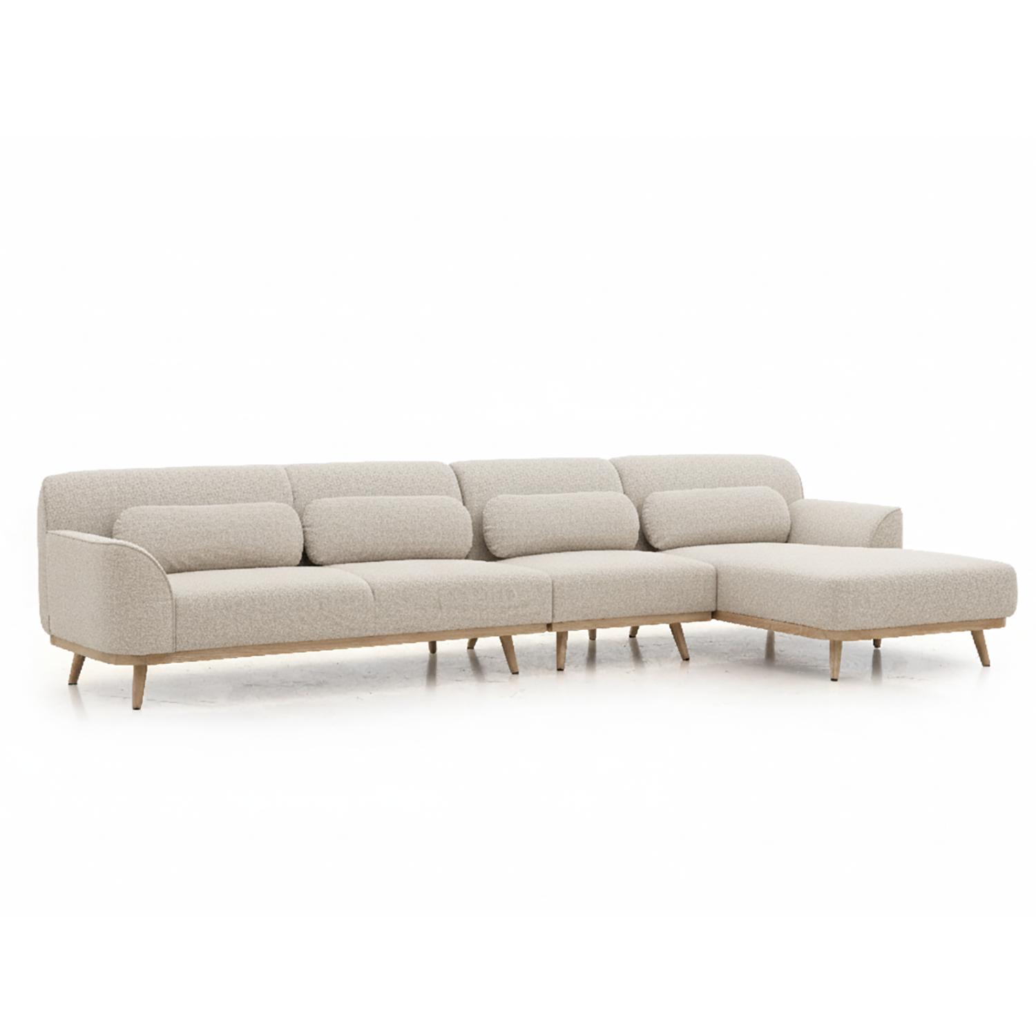 Solid Wood Sectional