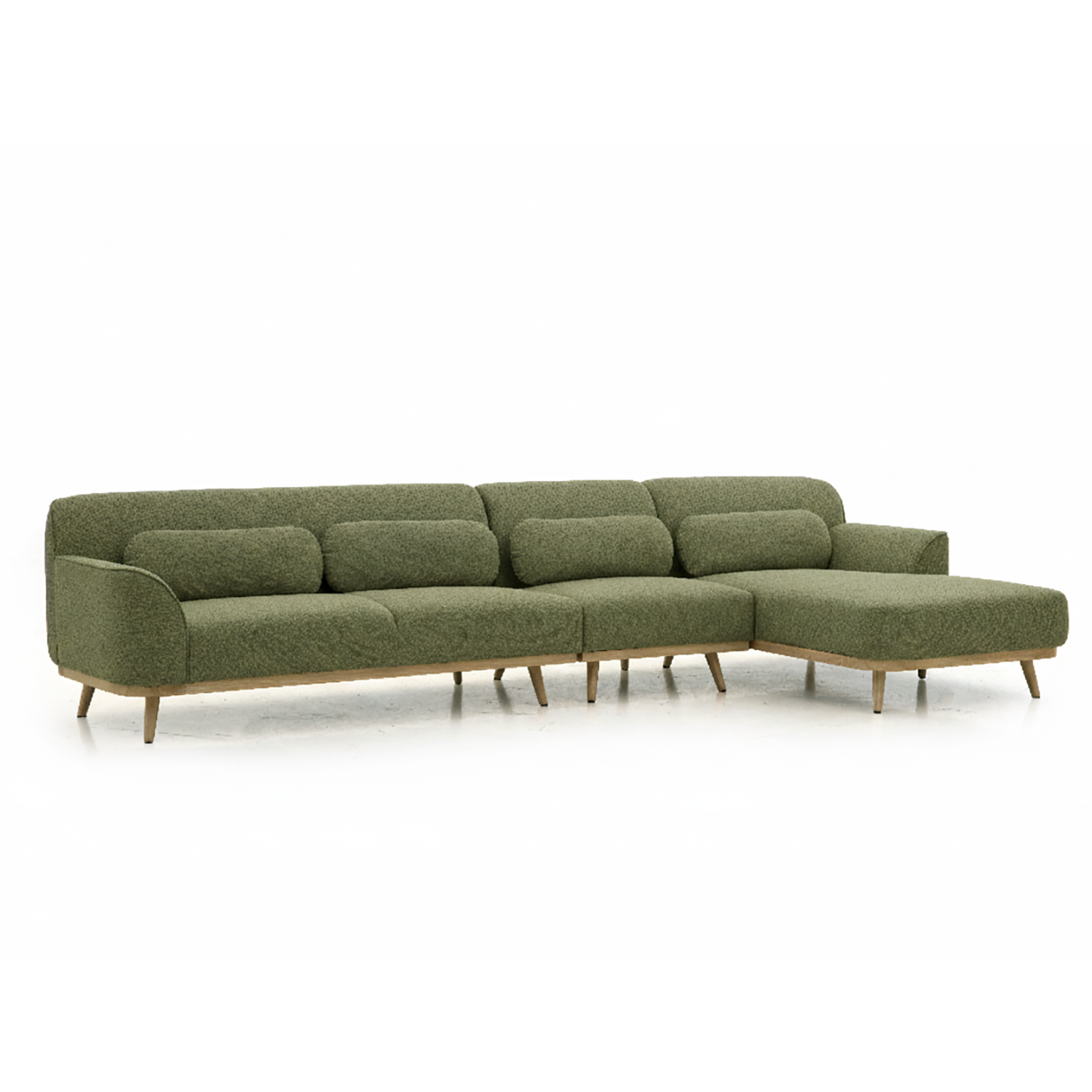 Solid Wood Sectional