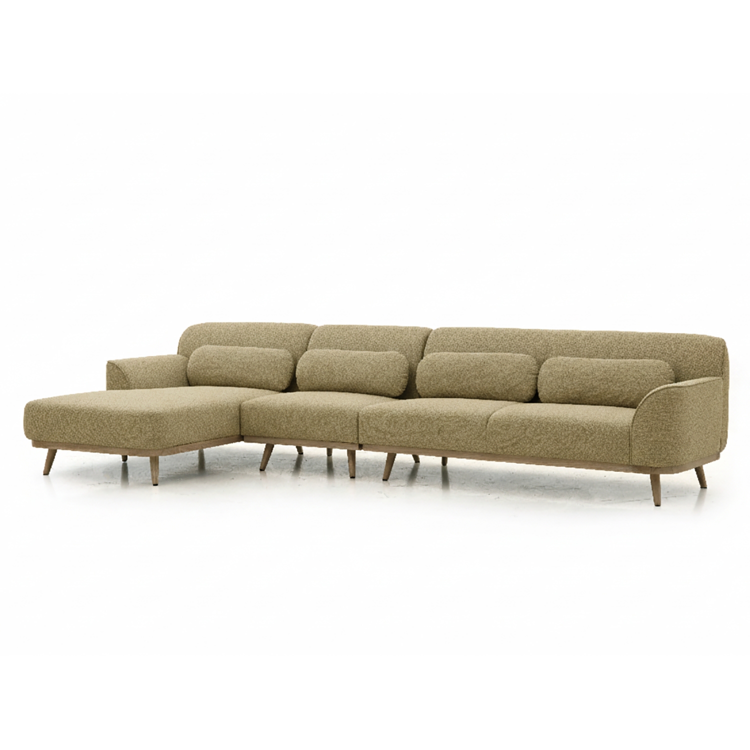 Solid Wood Sectional