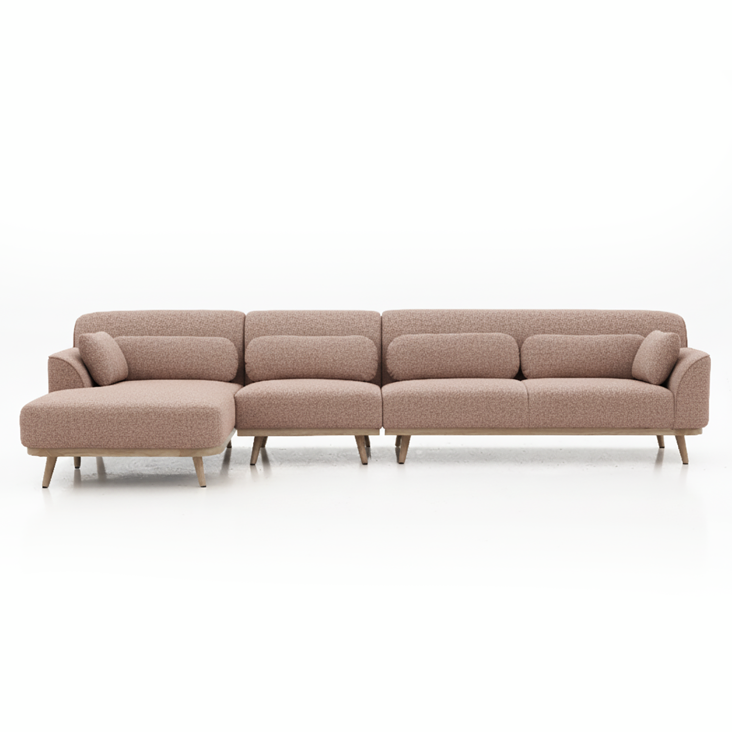 Solid Wood Sectional