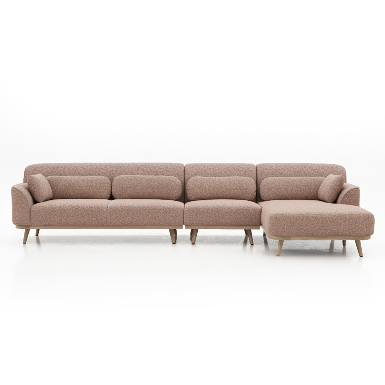 Solid Wood Sectional