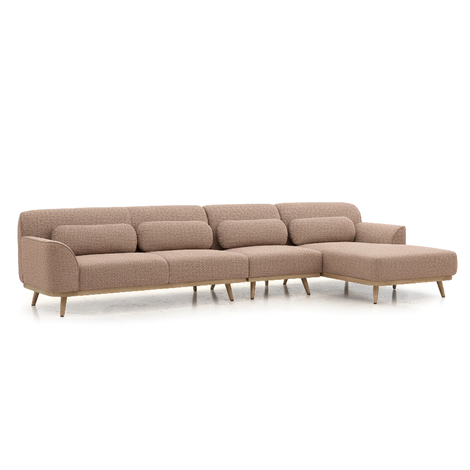 Solid Wood Sectional