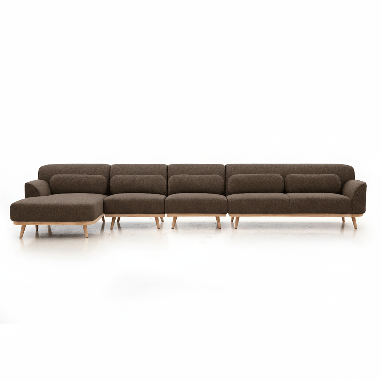 Solid Wood Sectional