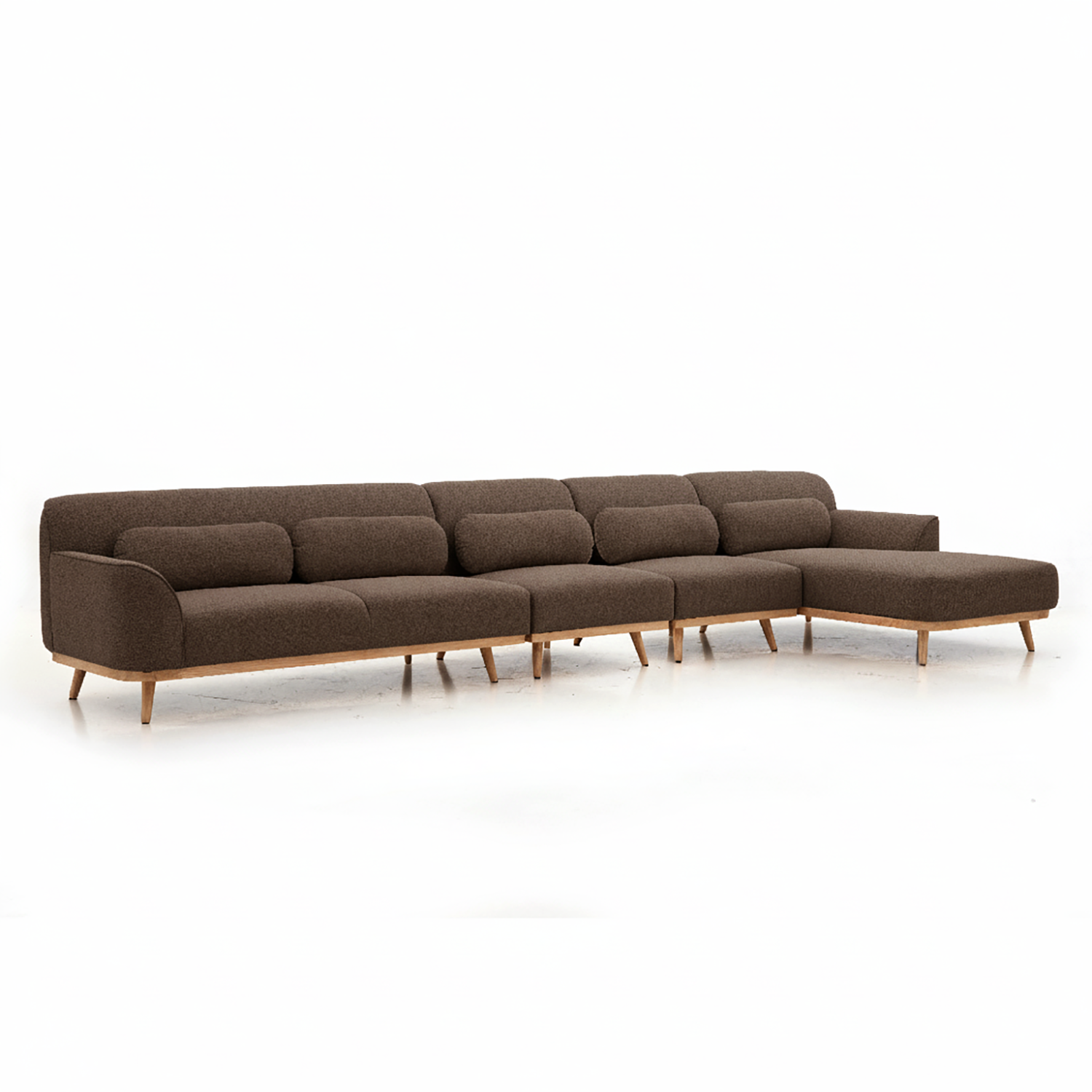 Solid Wood Sectional
