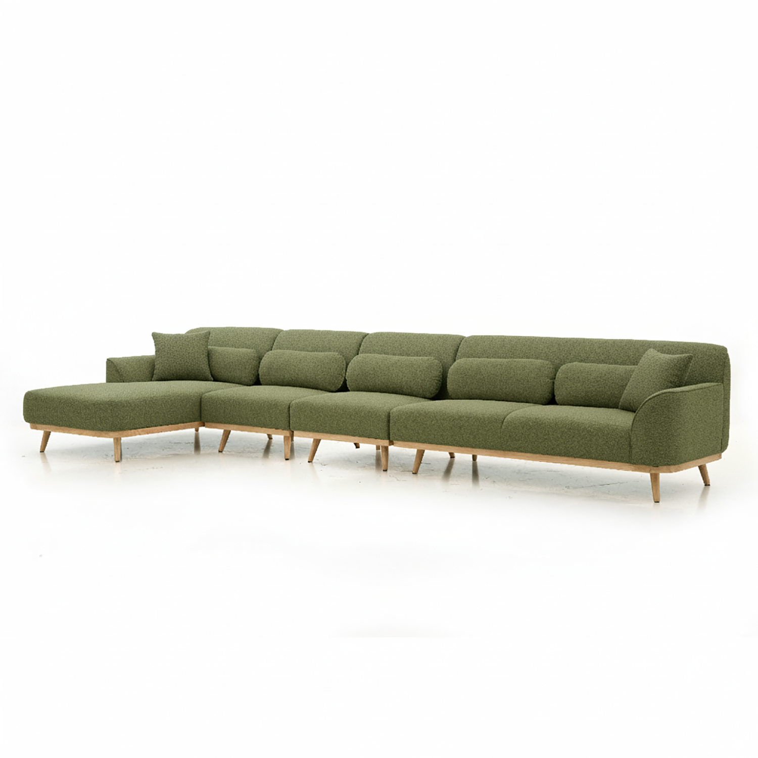 Solid Wood Sectional