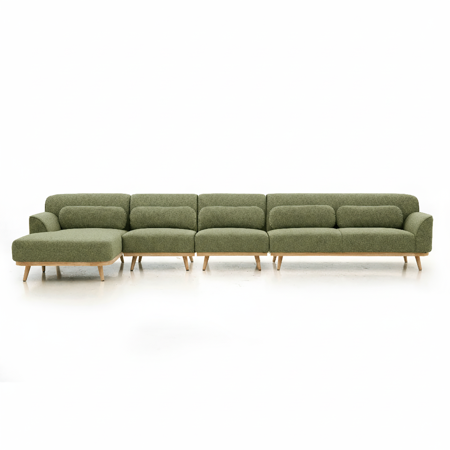 Solid Wood Sectional