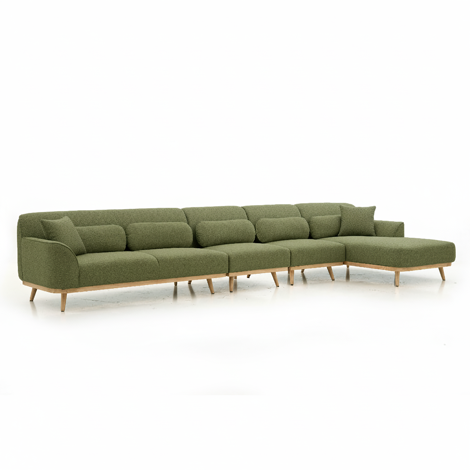 Solid Wood Sectional