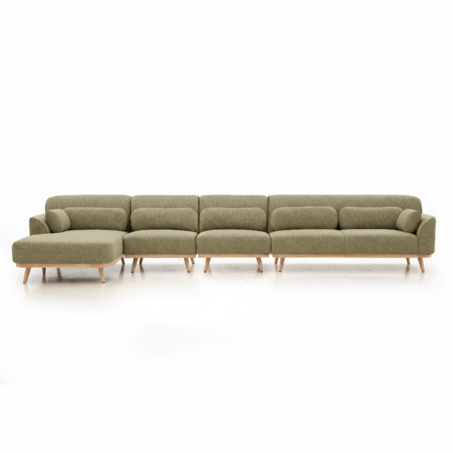 Solid Wood Sectional