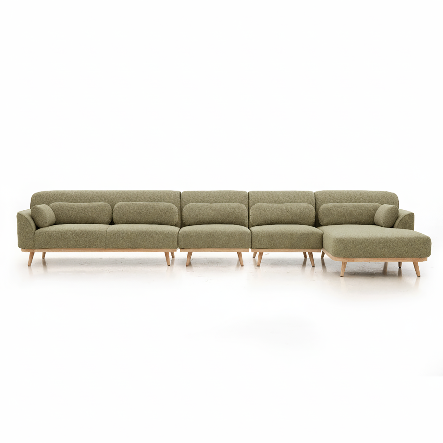 Solid Wood Sectional