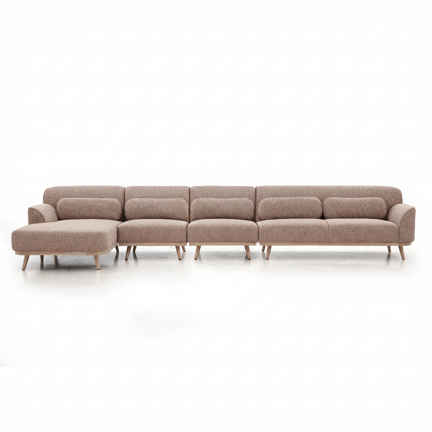 Solid Wood Sectional