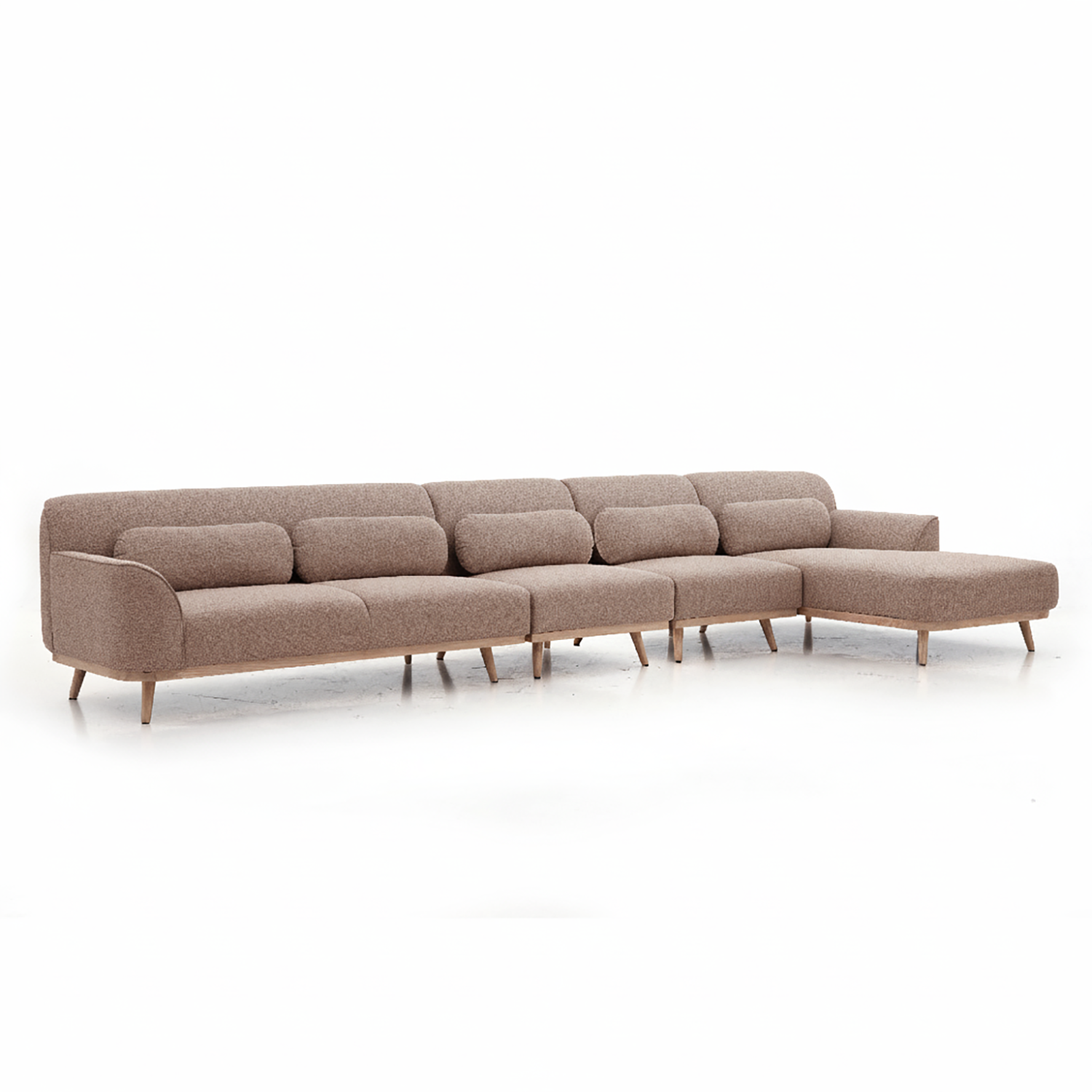 Solid Wood Sectional
