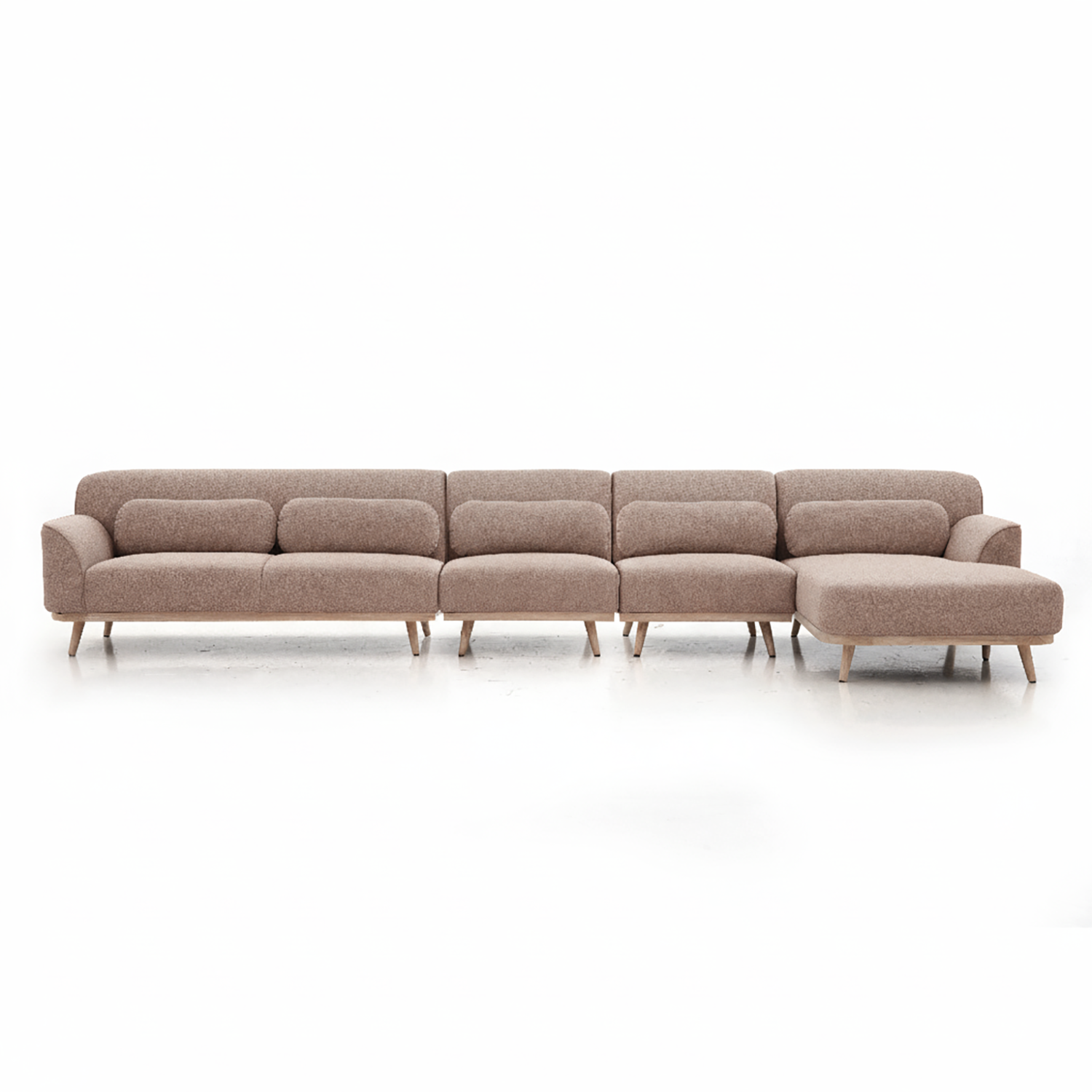 Solid Wood Sectional