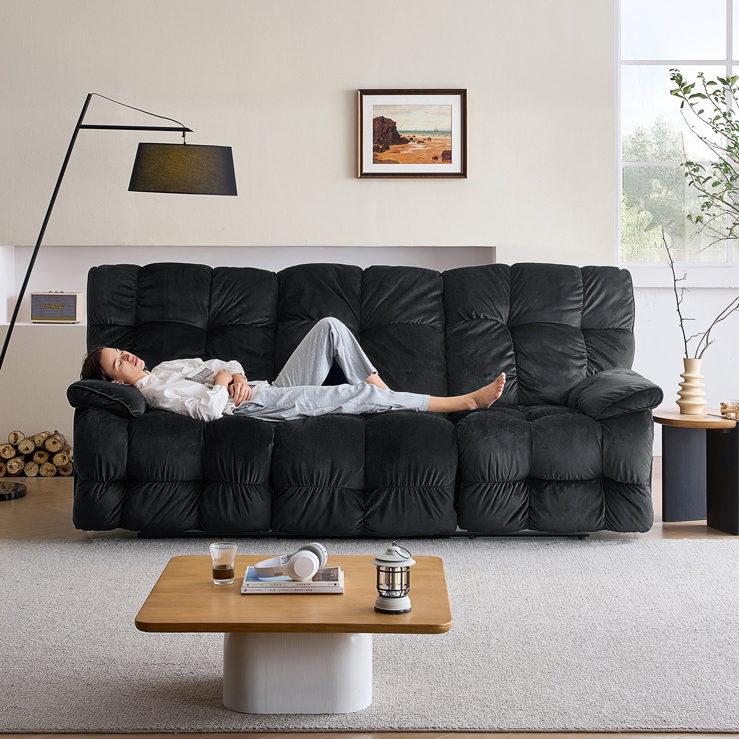 The Pillow Reclining Sofa