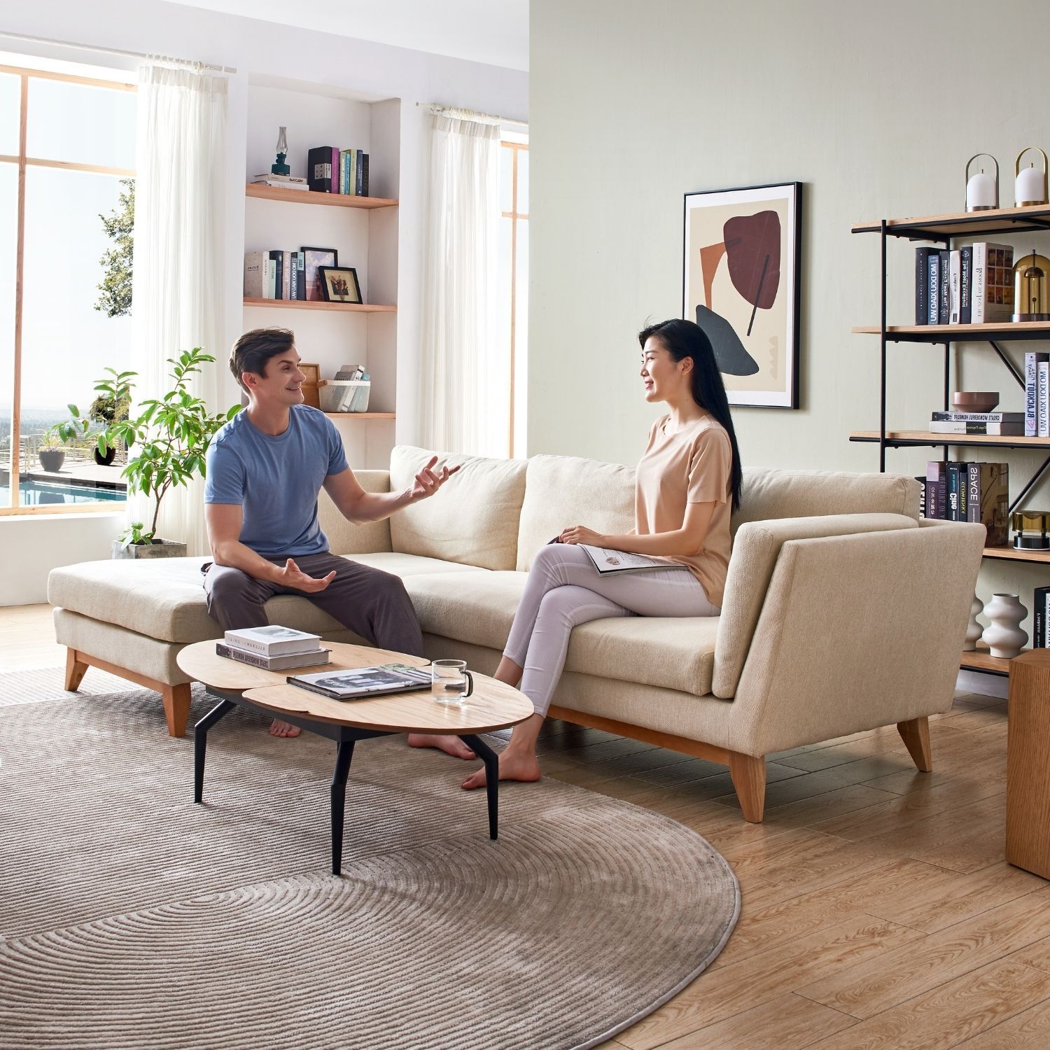 ValMinimal Sectional Sofa Valyou Furniture