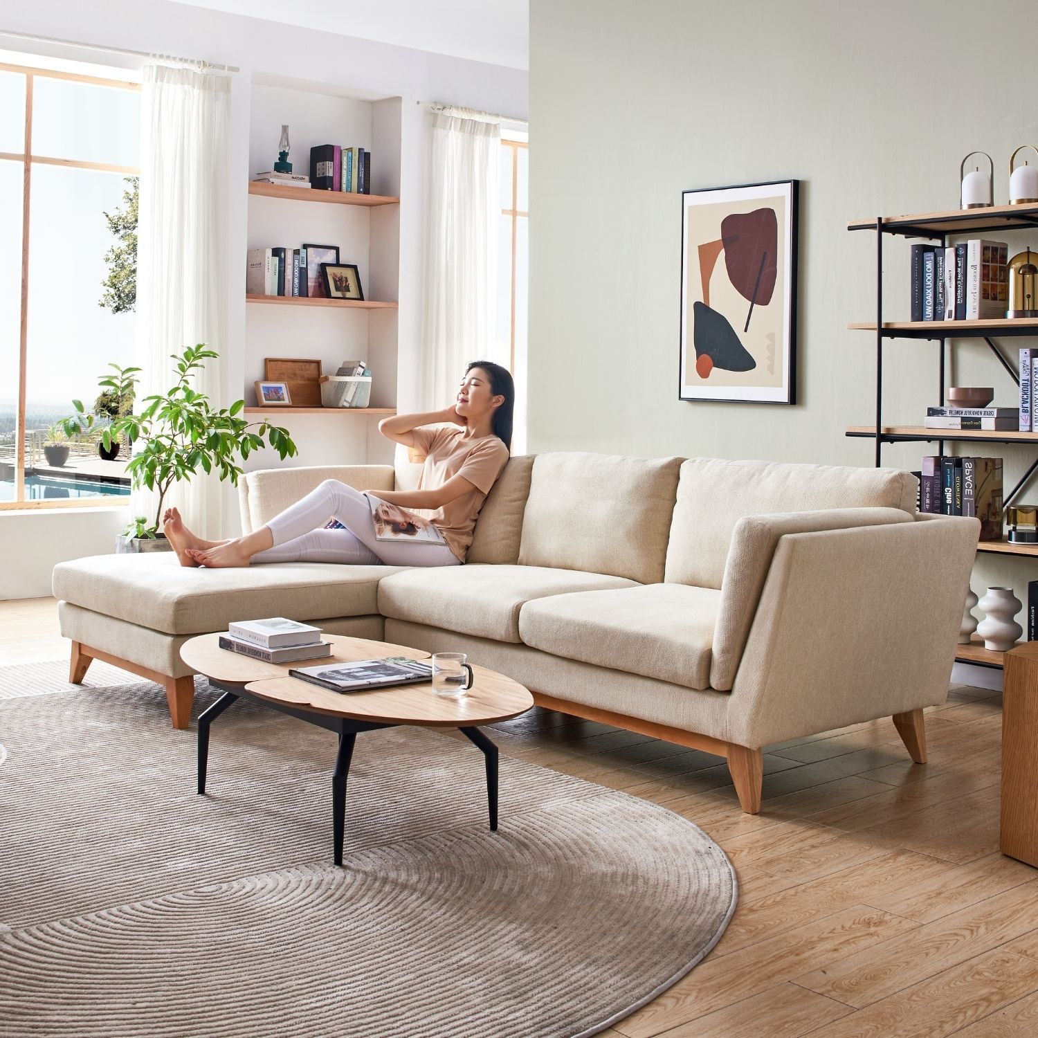 ValMinimal Sectional Sofa Valyou Furniture