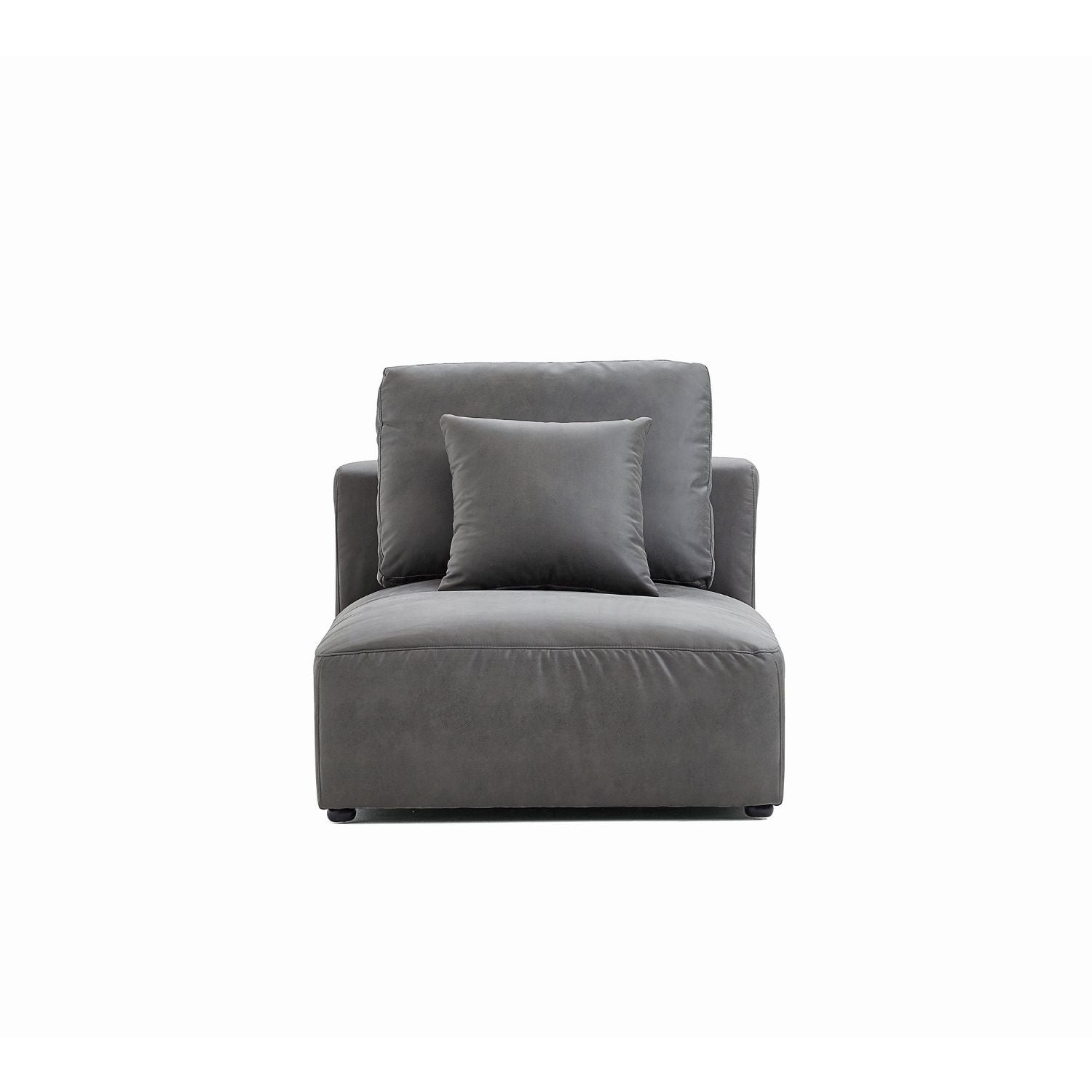 The 5th - Armless Seat Sofa Foundry Dark Grey