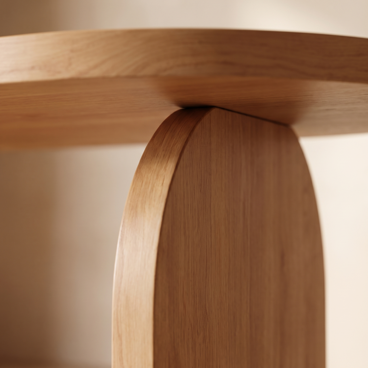 Kailua Dining Table slab leg detail - Valyou