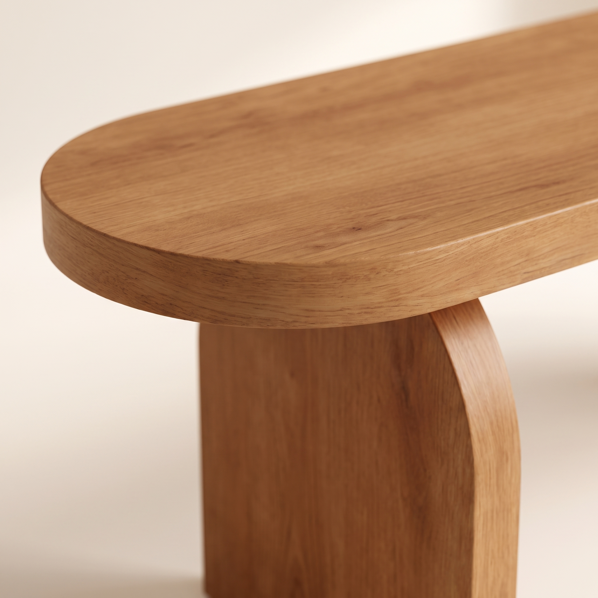 Kailua Dining Bench end detail - Valyou