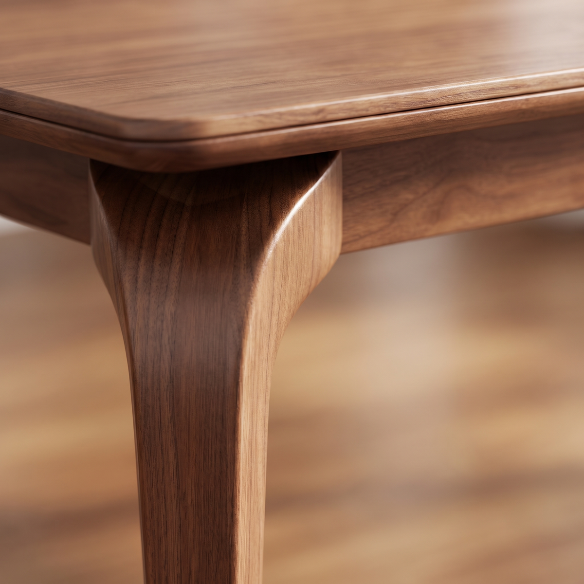 Kona Dining Table leg detail - Valyou
