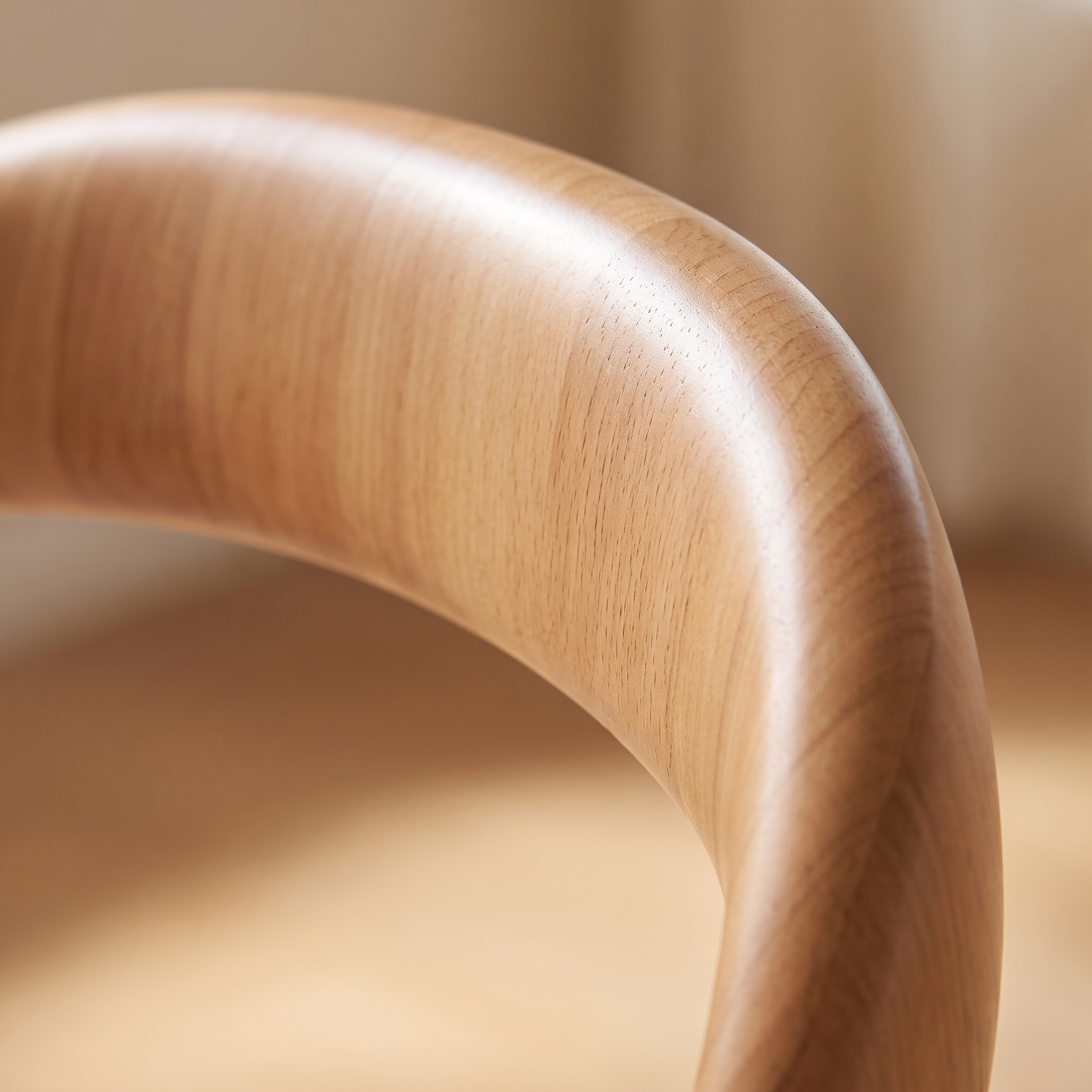 Hoku Dining Chair bentwood hoop detail - Valyou
