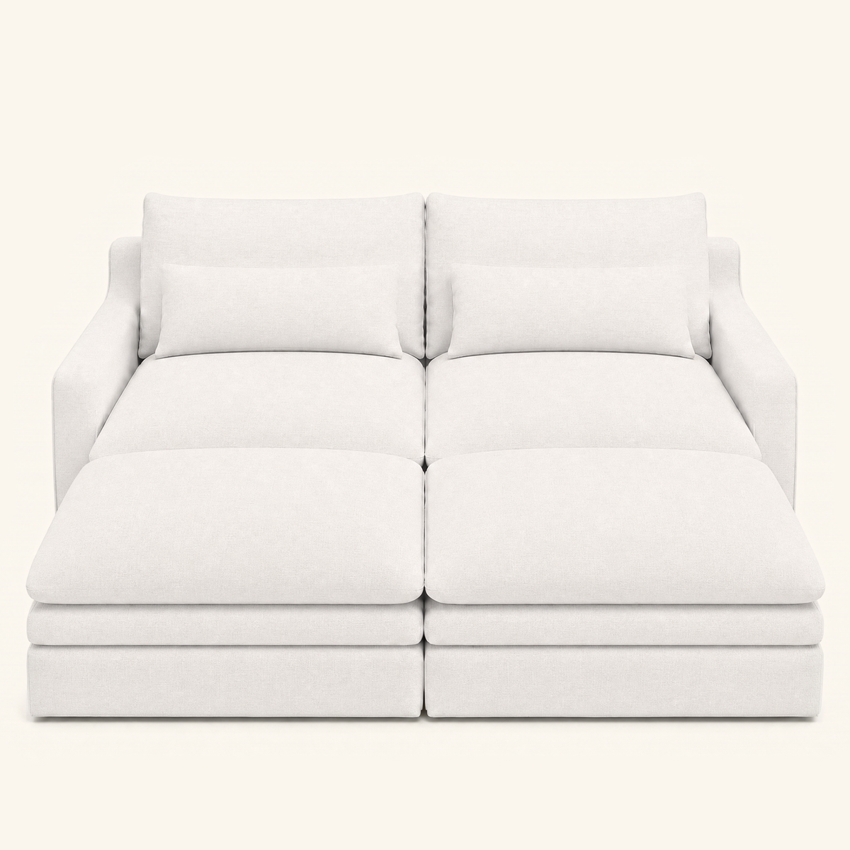 Kahala Daybed — White — 86.6 inch — front view