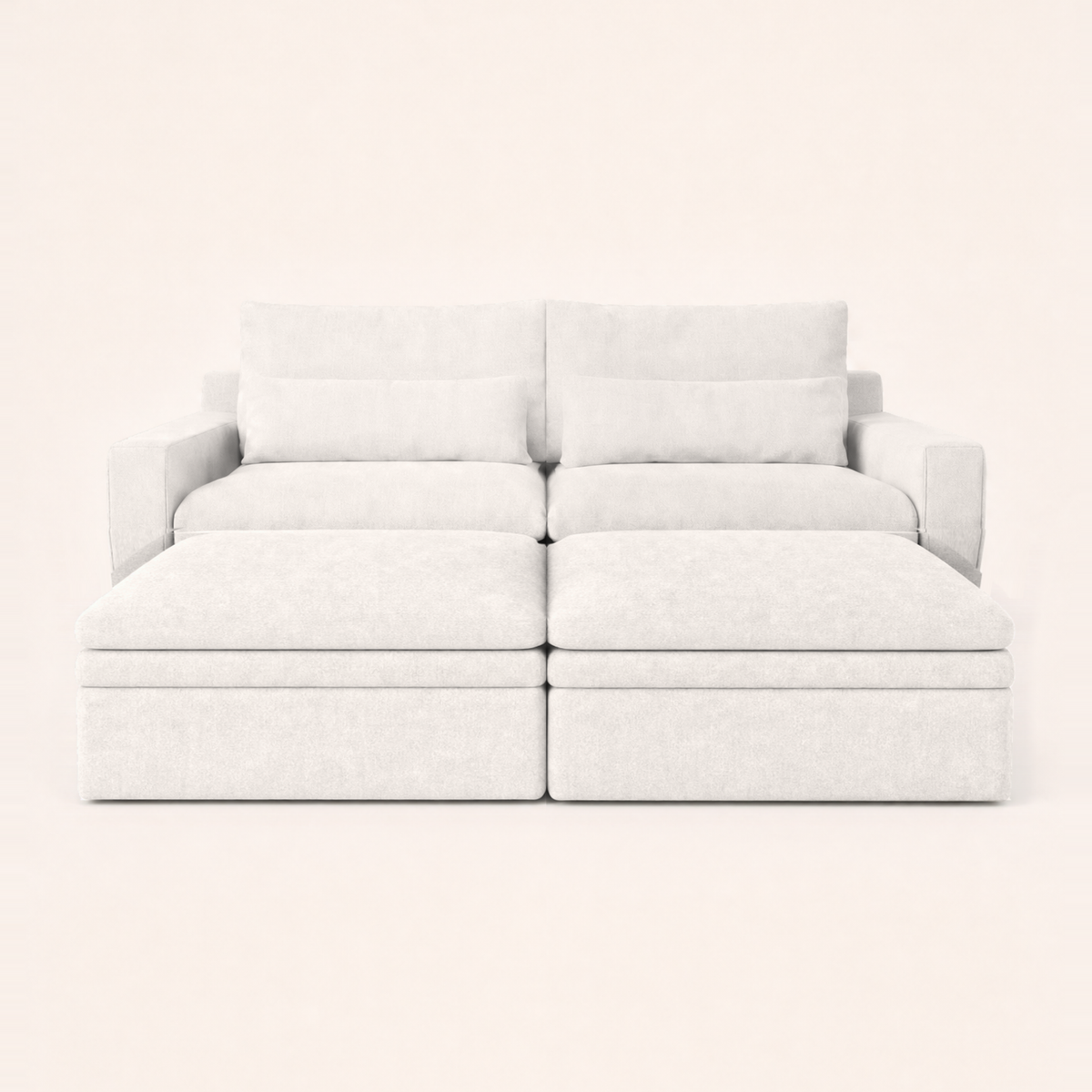 Kahala Daybed — White — 86.6 inch — front view