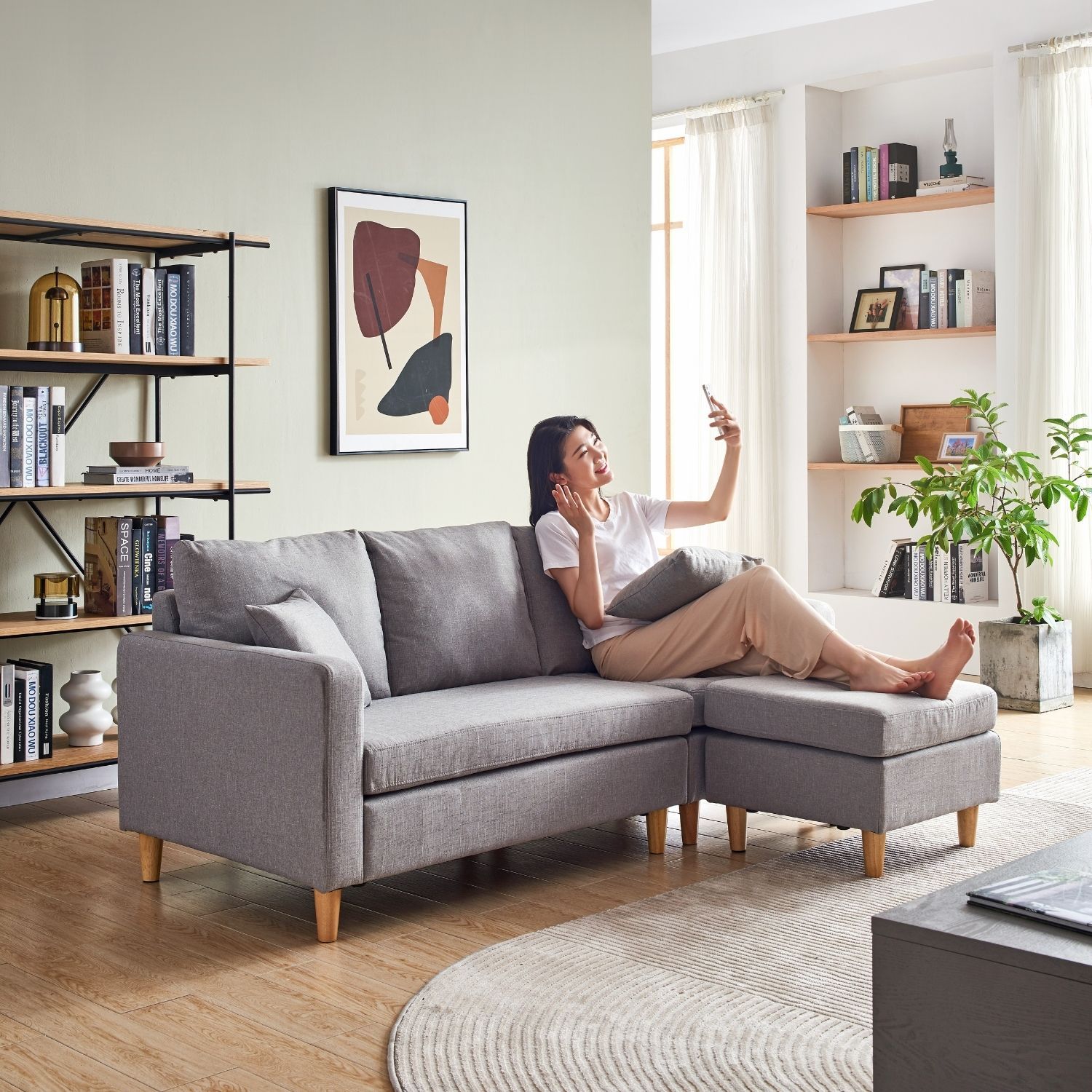 Valolam Compact Sectional Sofa Valyou Furniture