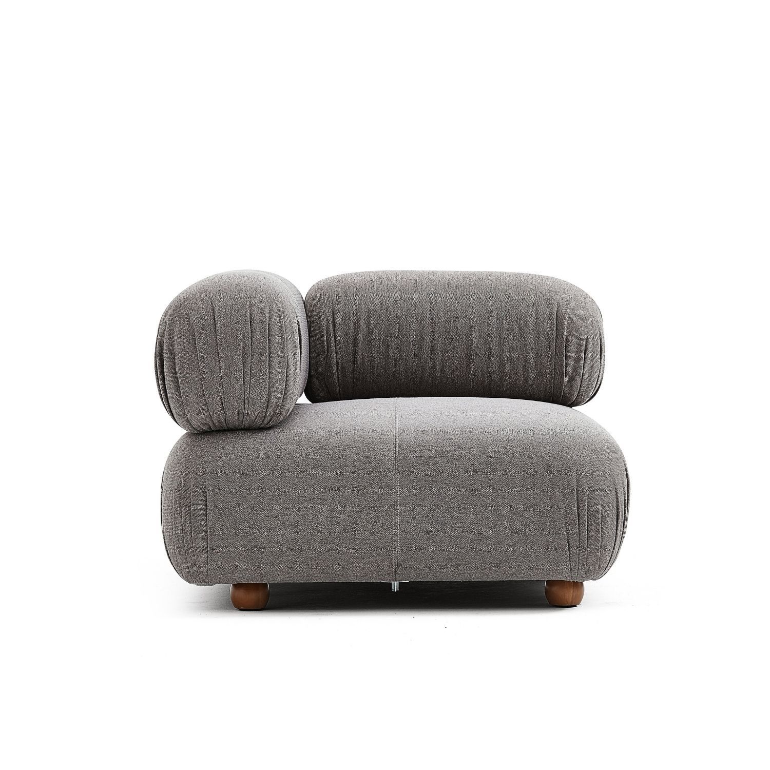 Pebbles Corner Seat Sofa Milozze Linen Grey 