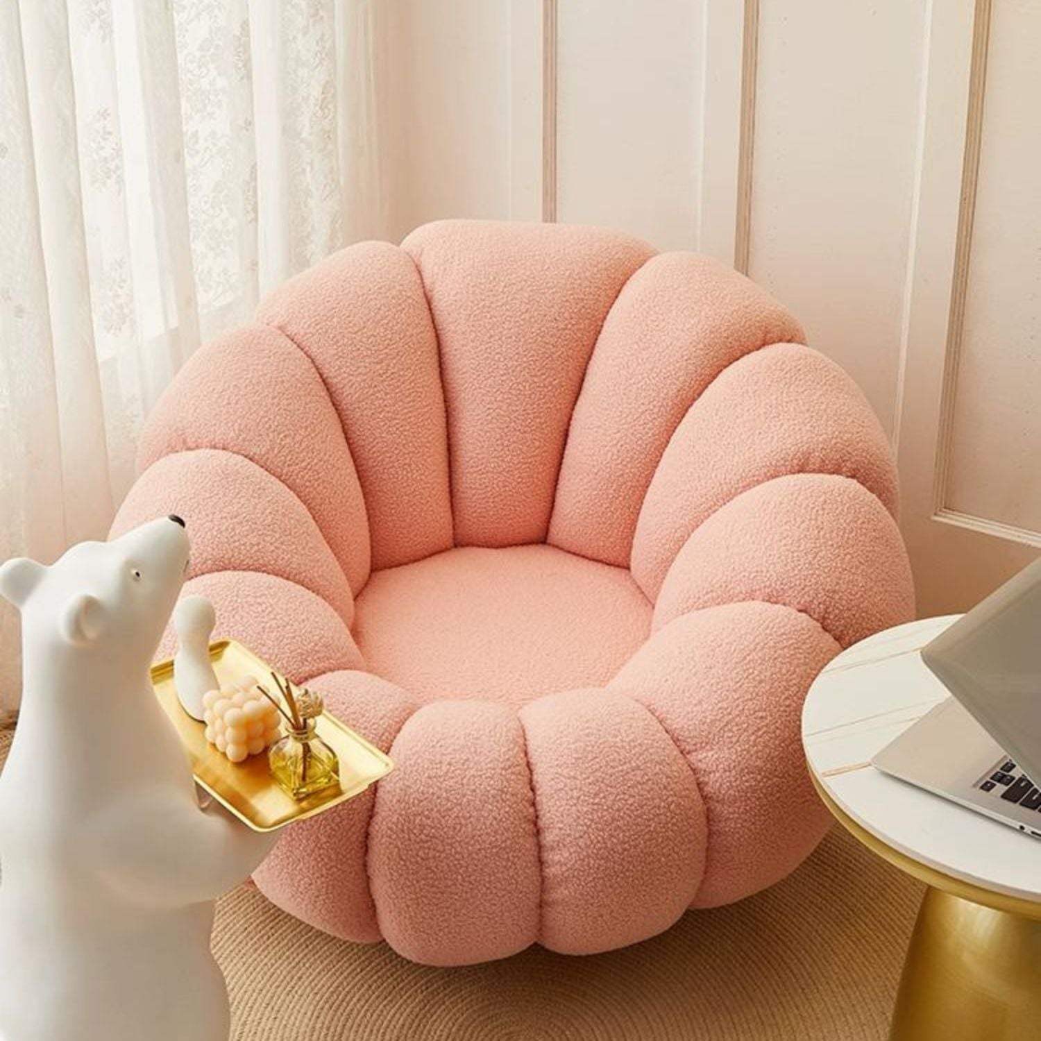 Pumpkin Accent Chair