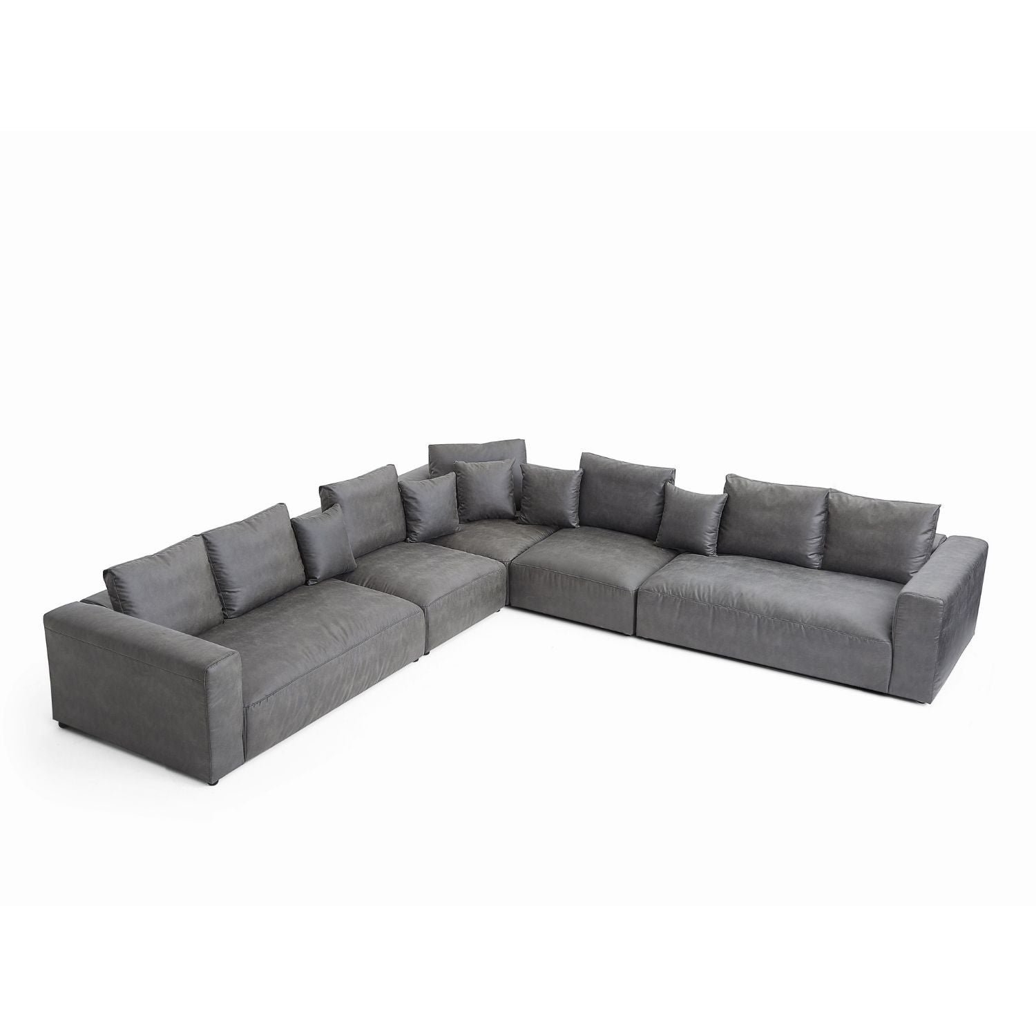 The 5th Closed L Sectional, sectional, Foundry | Valyou Furniture 