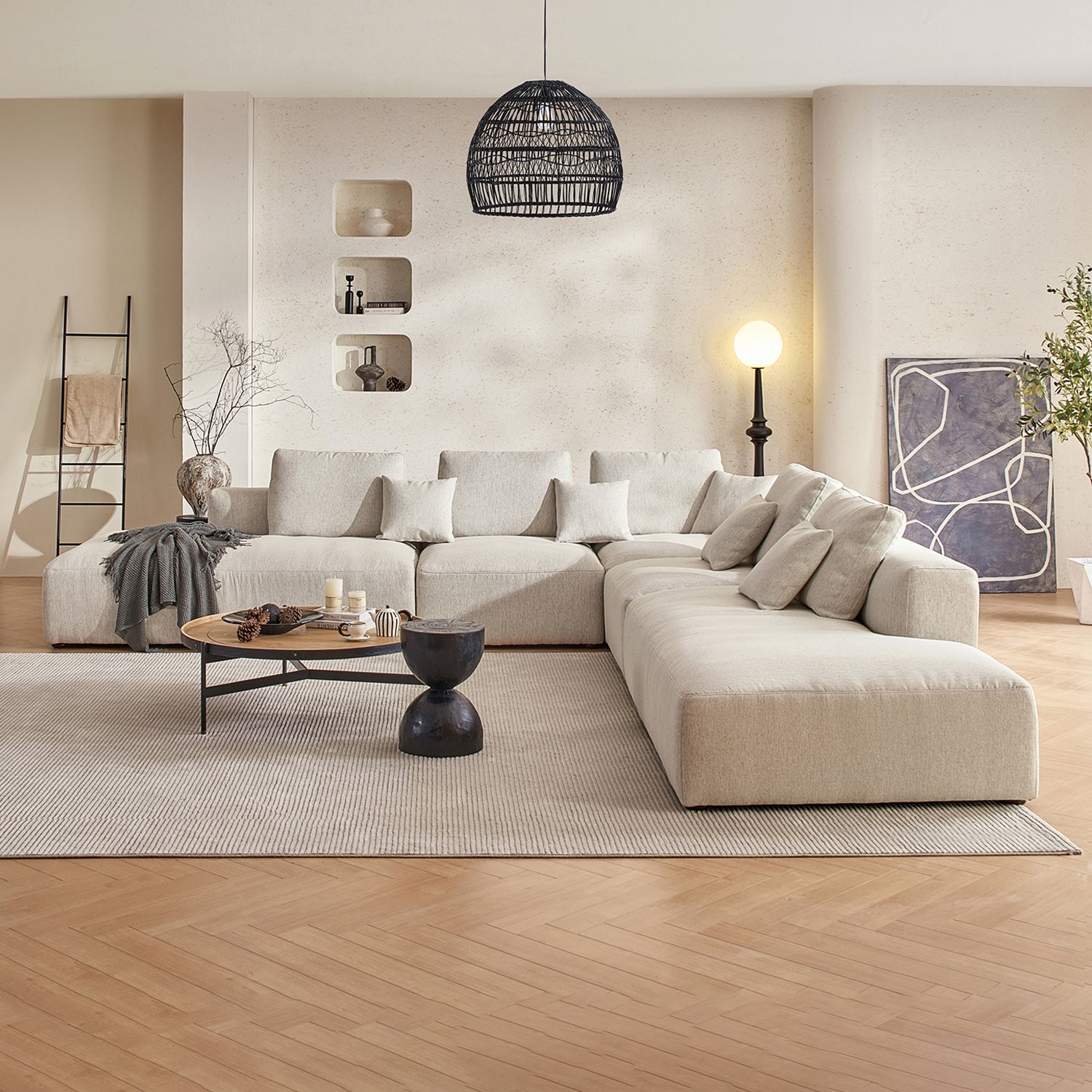 The 5th Open L Sectional, sectional, Foundry | Valyou Furniture 