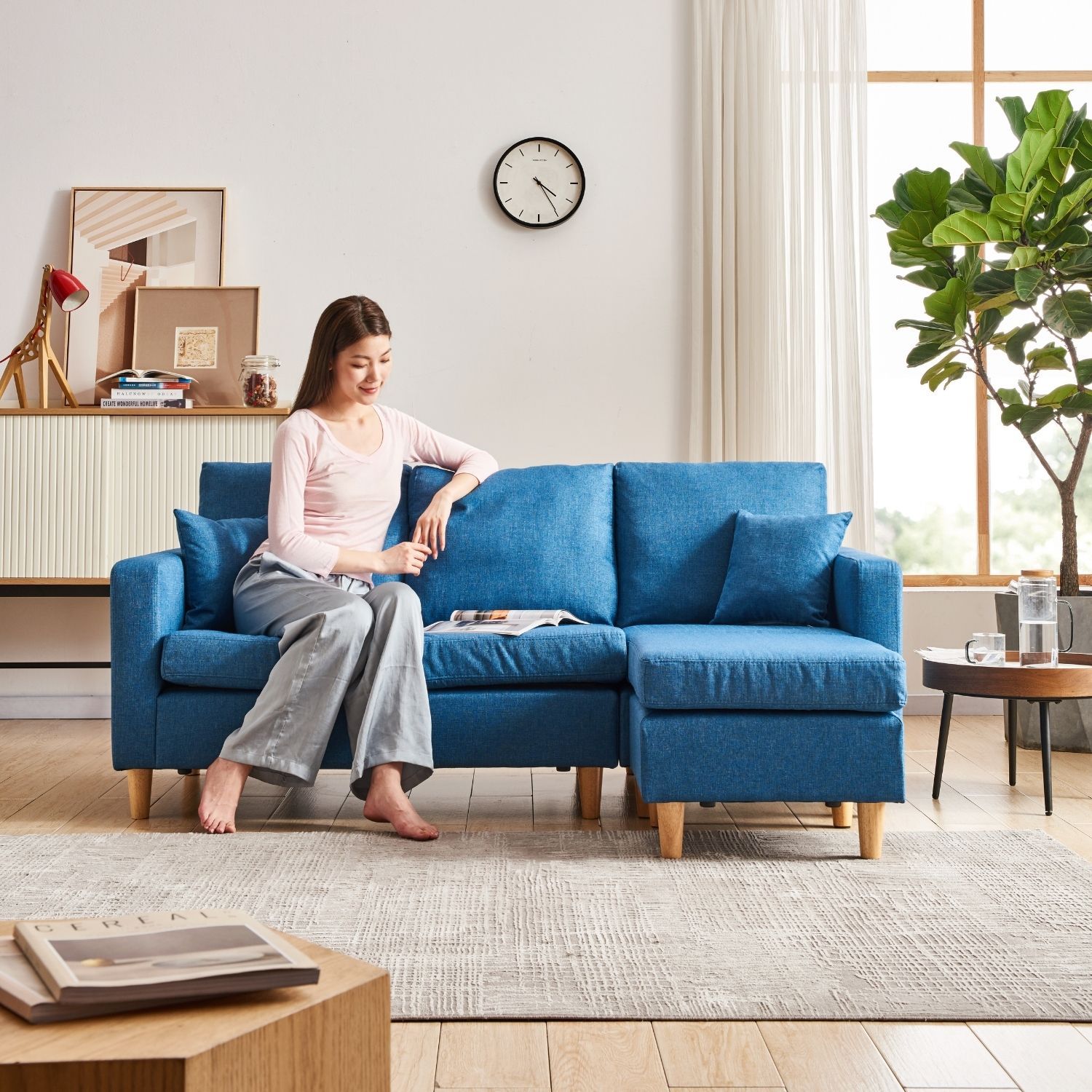 Valolam Compact Sectional Sofa Valyou Furniture