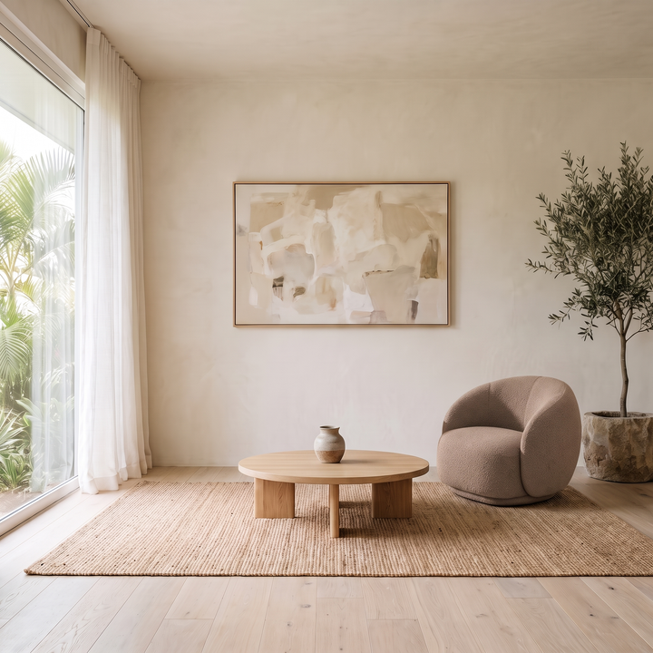 Curved Barrel Armchair
