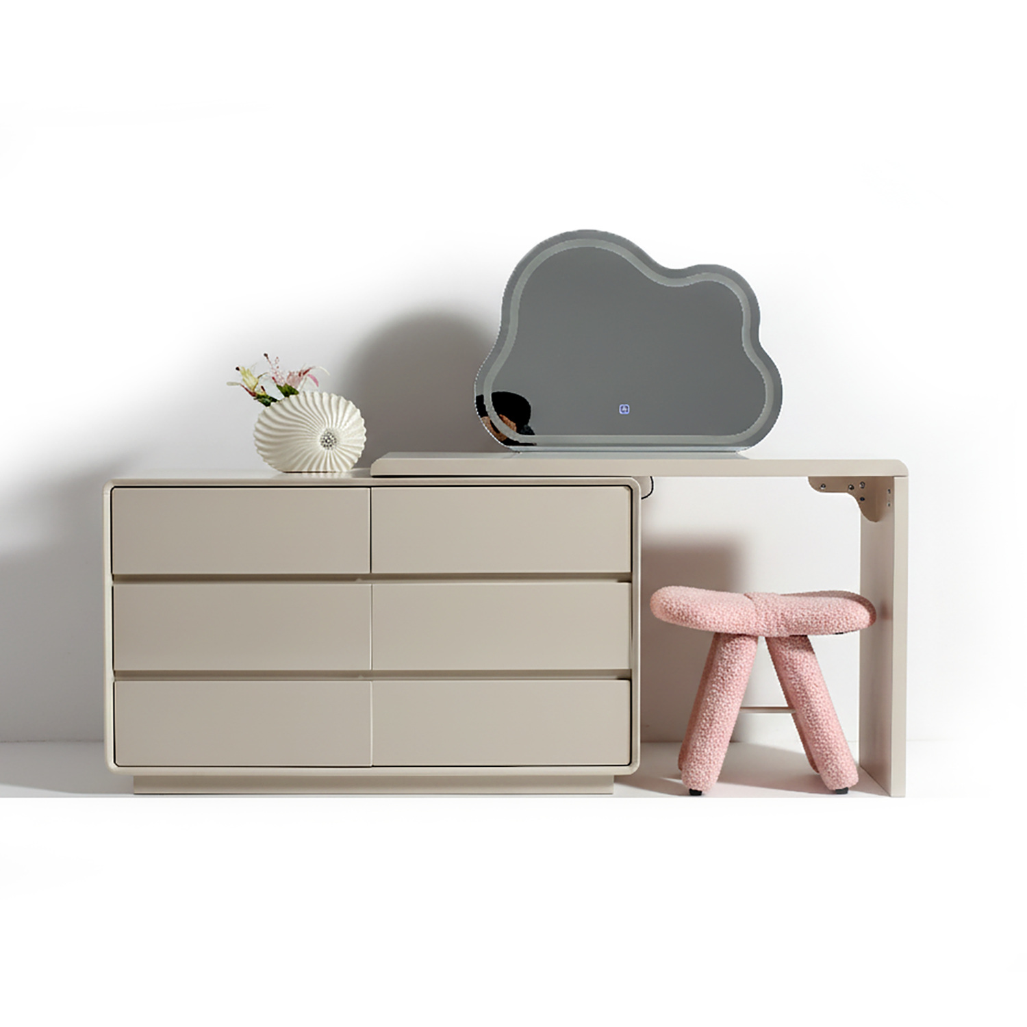 Dream Extendable Vanity Set with Storage