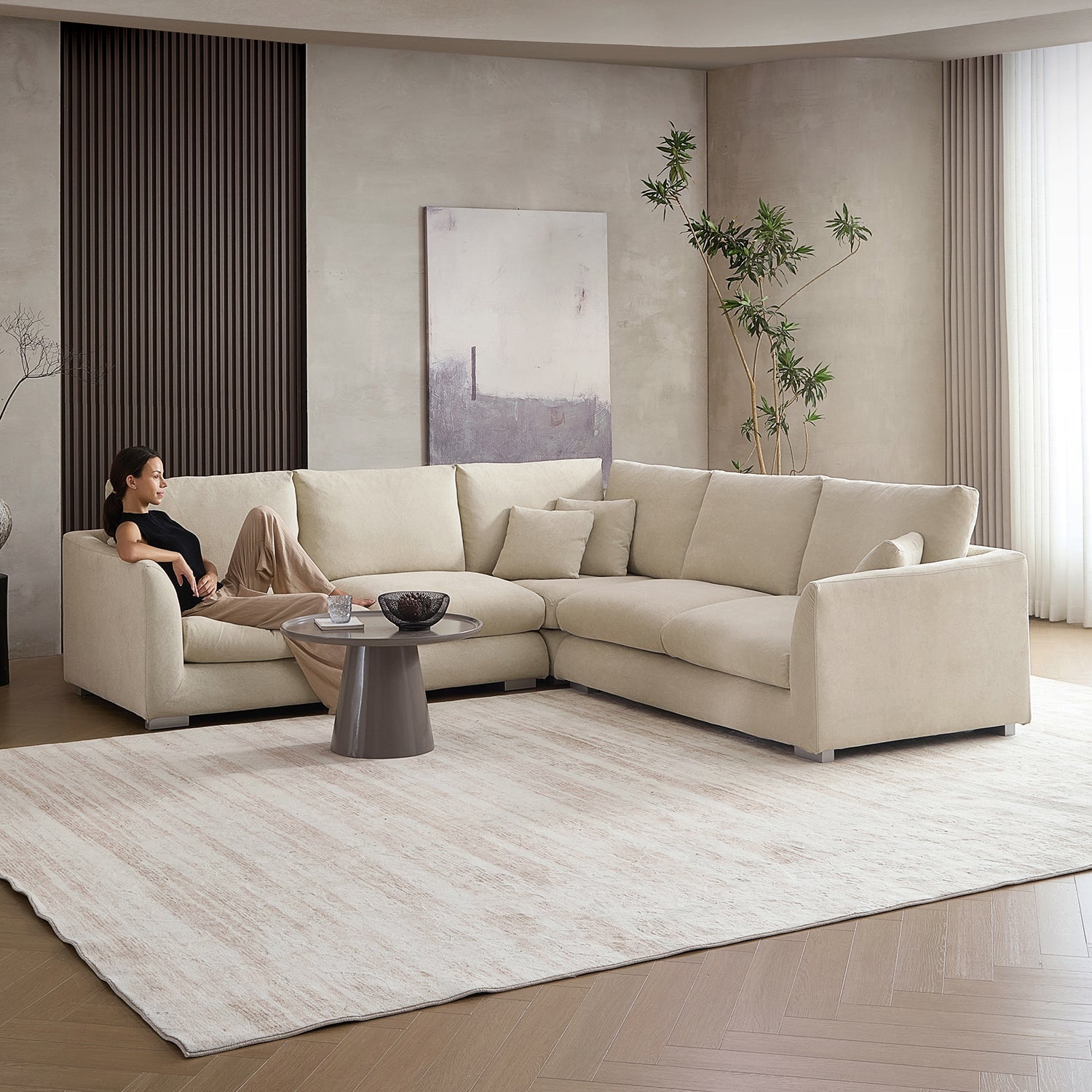 Feathers L Sectional