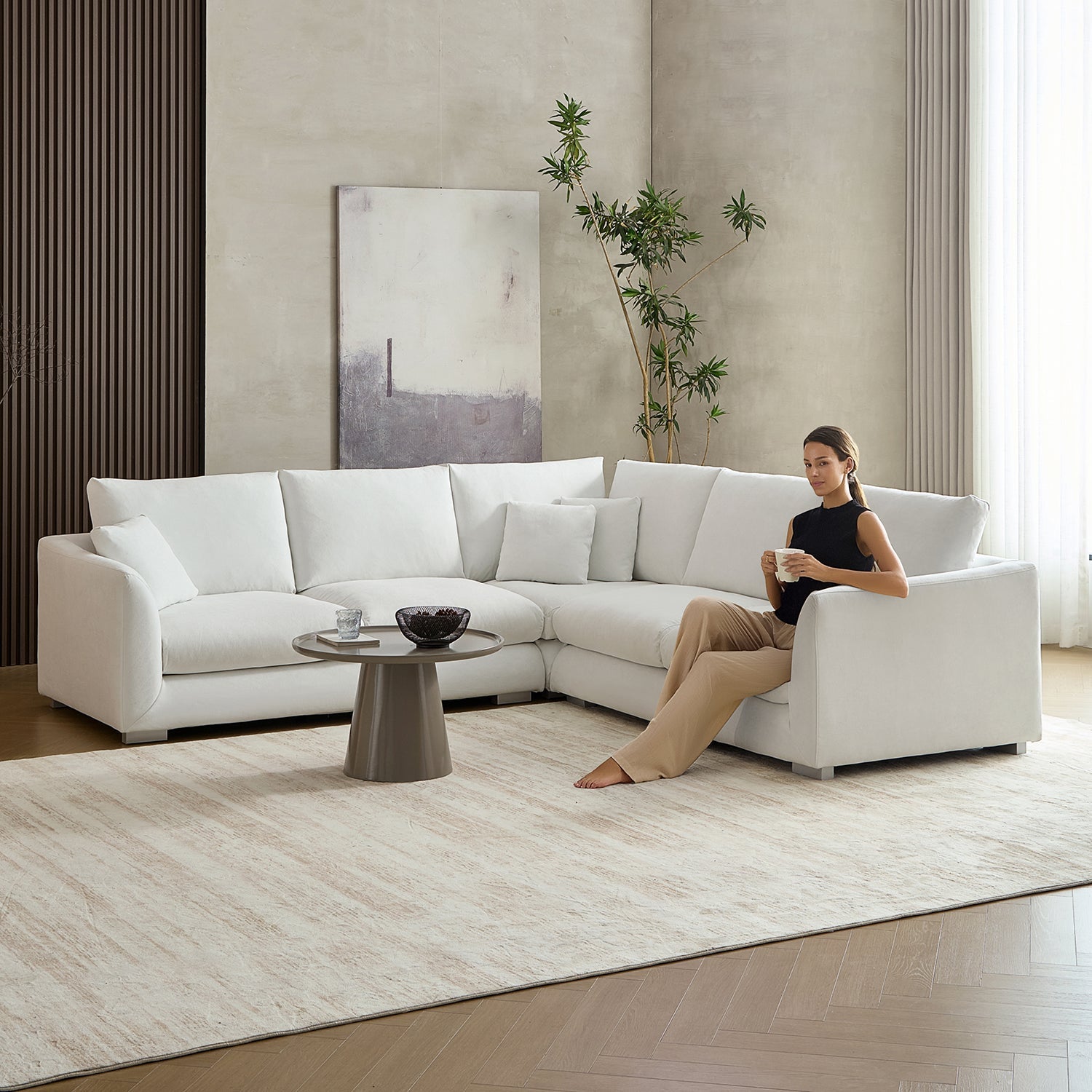 Feathers L Sectional