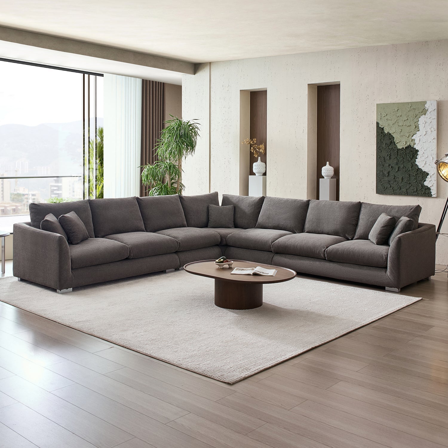 Feathers L Sectional