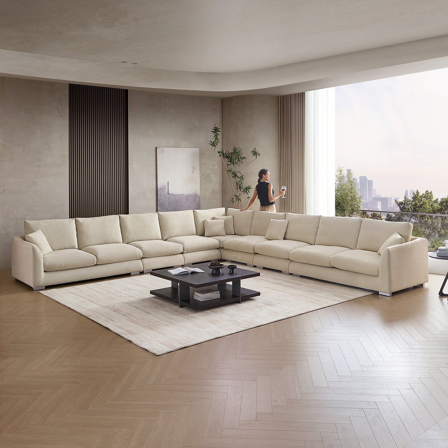 Feathers L Sectional