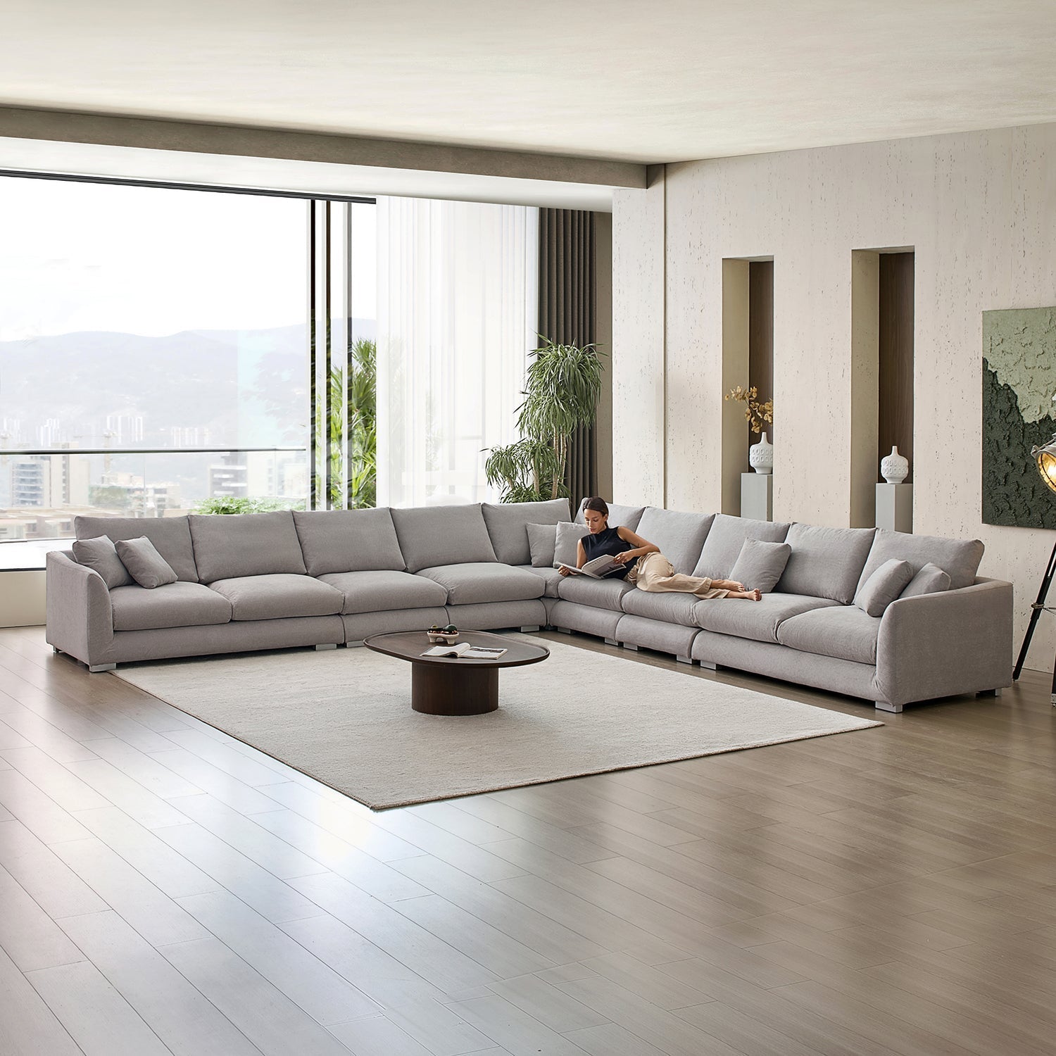 Feathers L Sectional