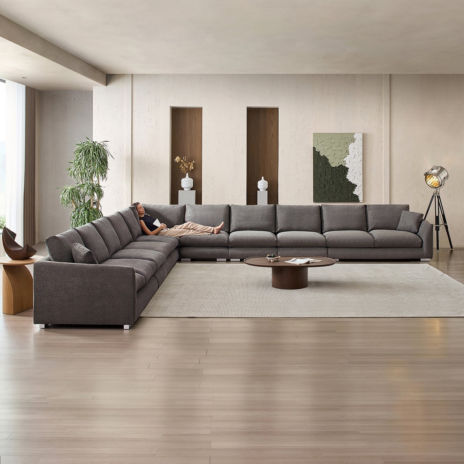 Feathers L Sectional