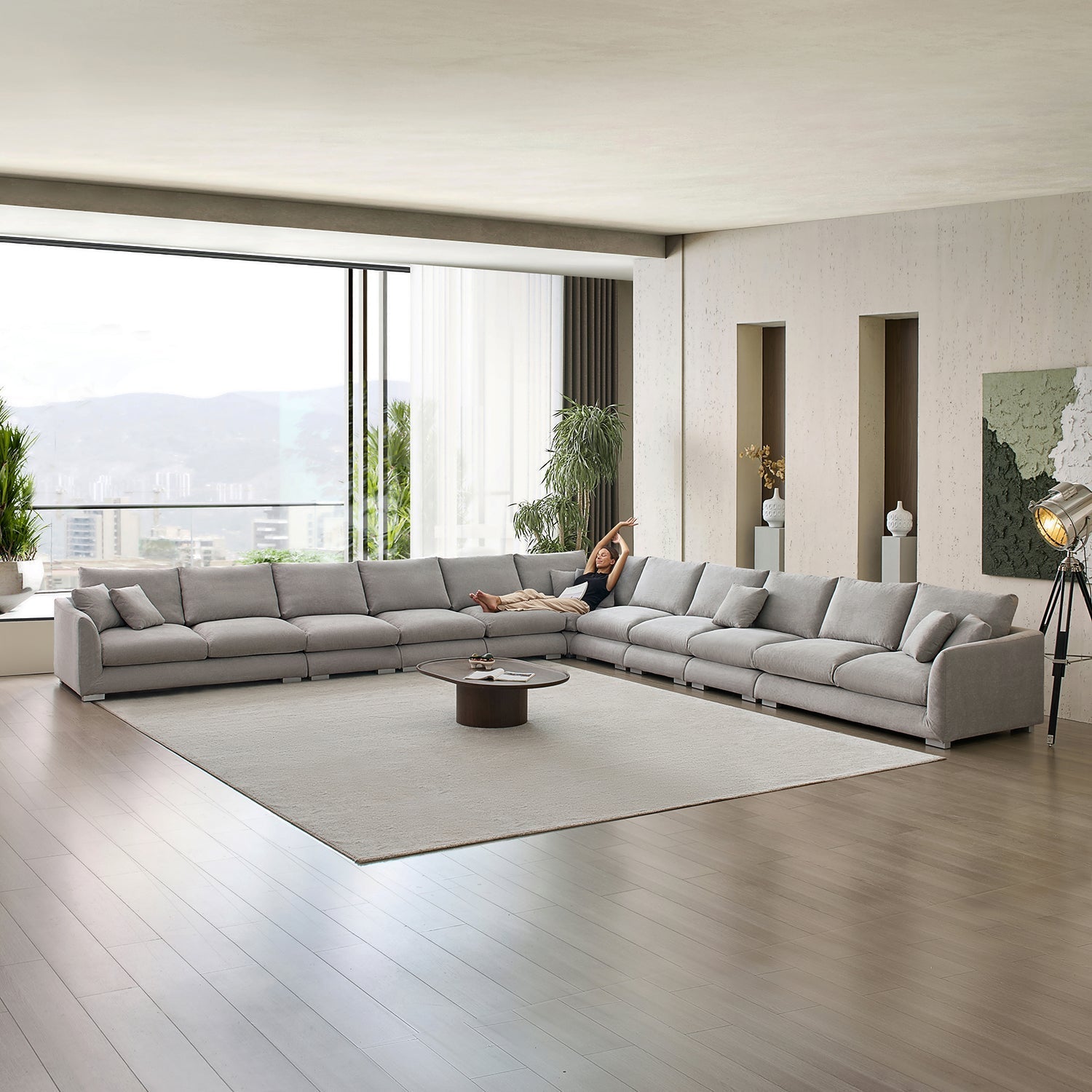 Feathers L Sectional