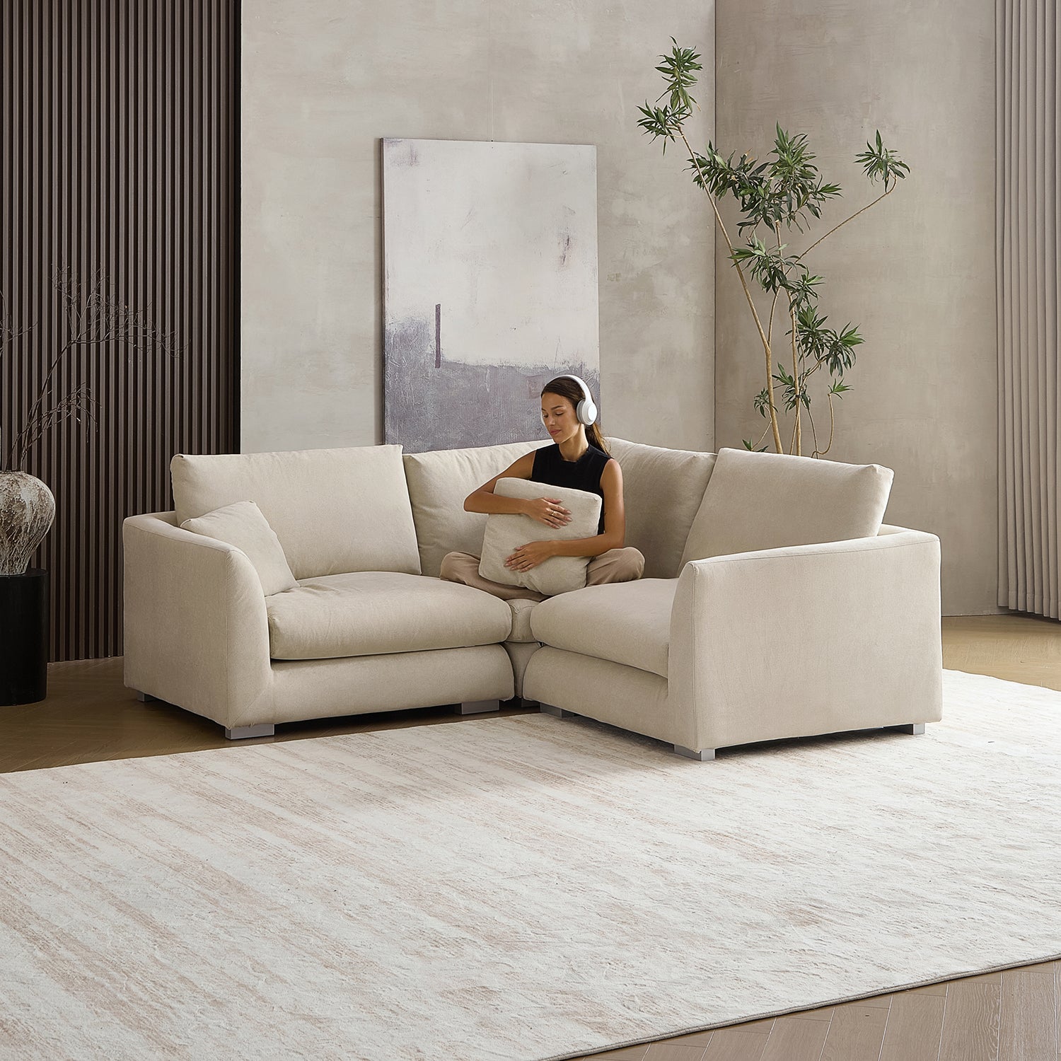 Feathers L Sectional