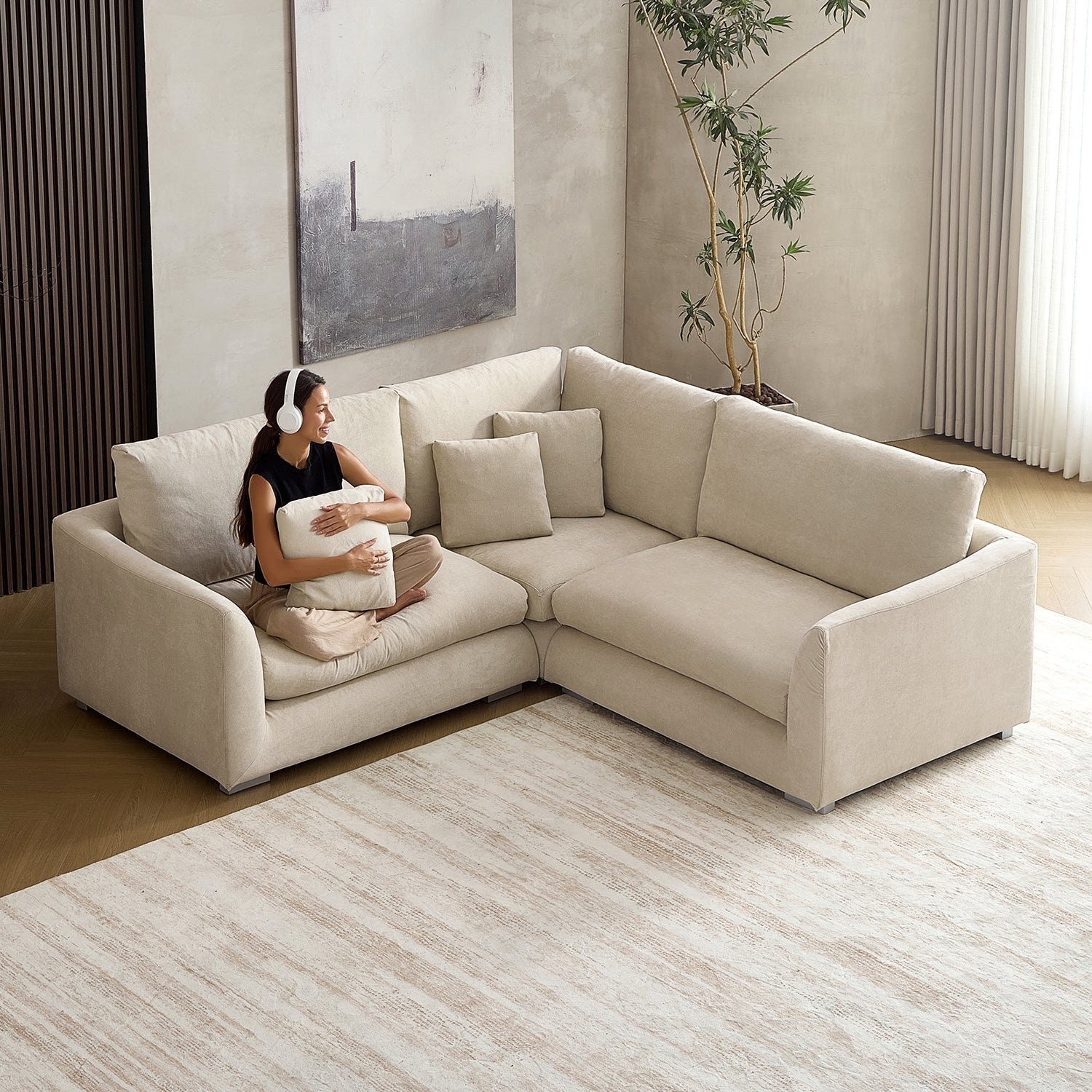 Feathers L Sectional