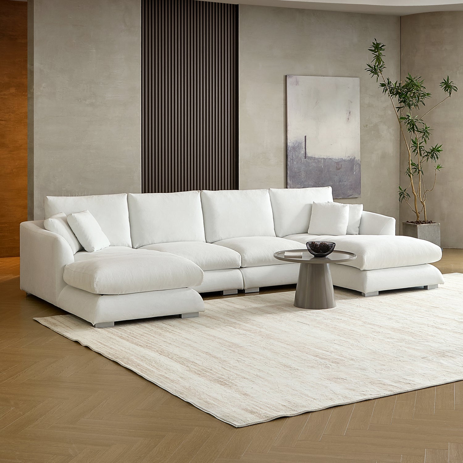 Feathers U-Sectional