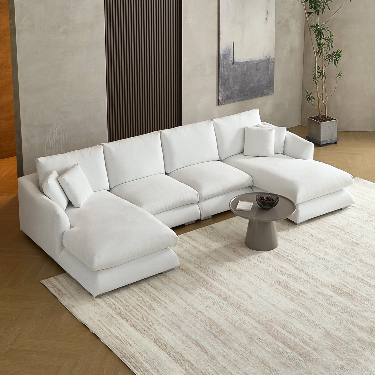 Feathers U-Sectional